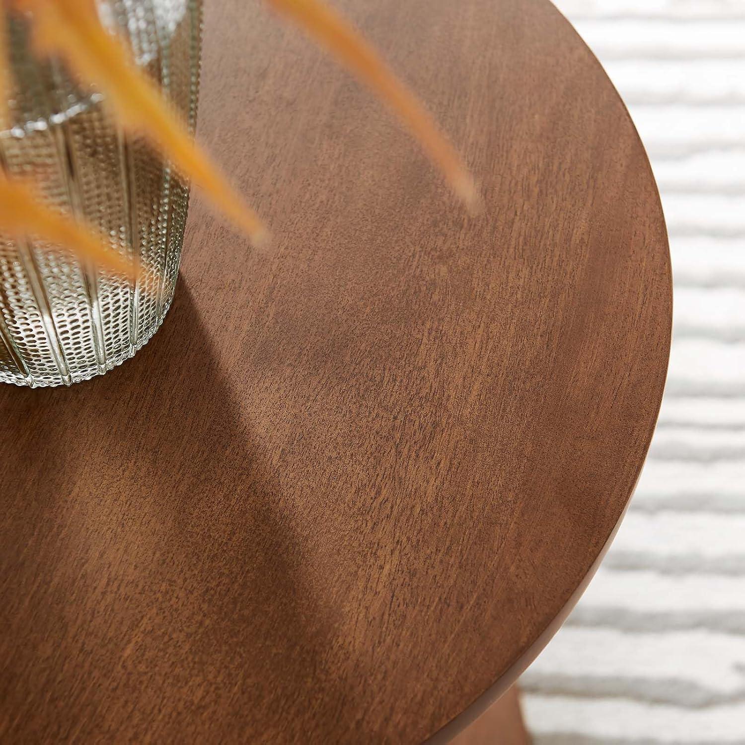 Modway Modway Lina Solid Wood Pedestal End Table