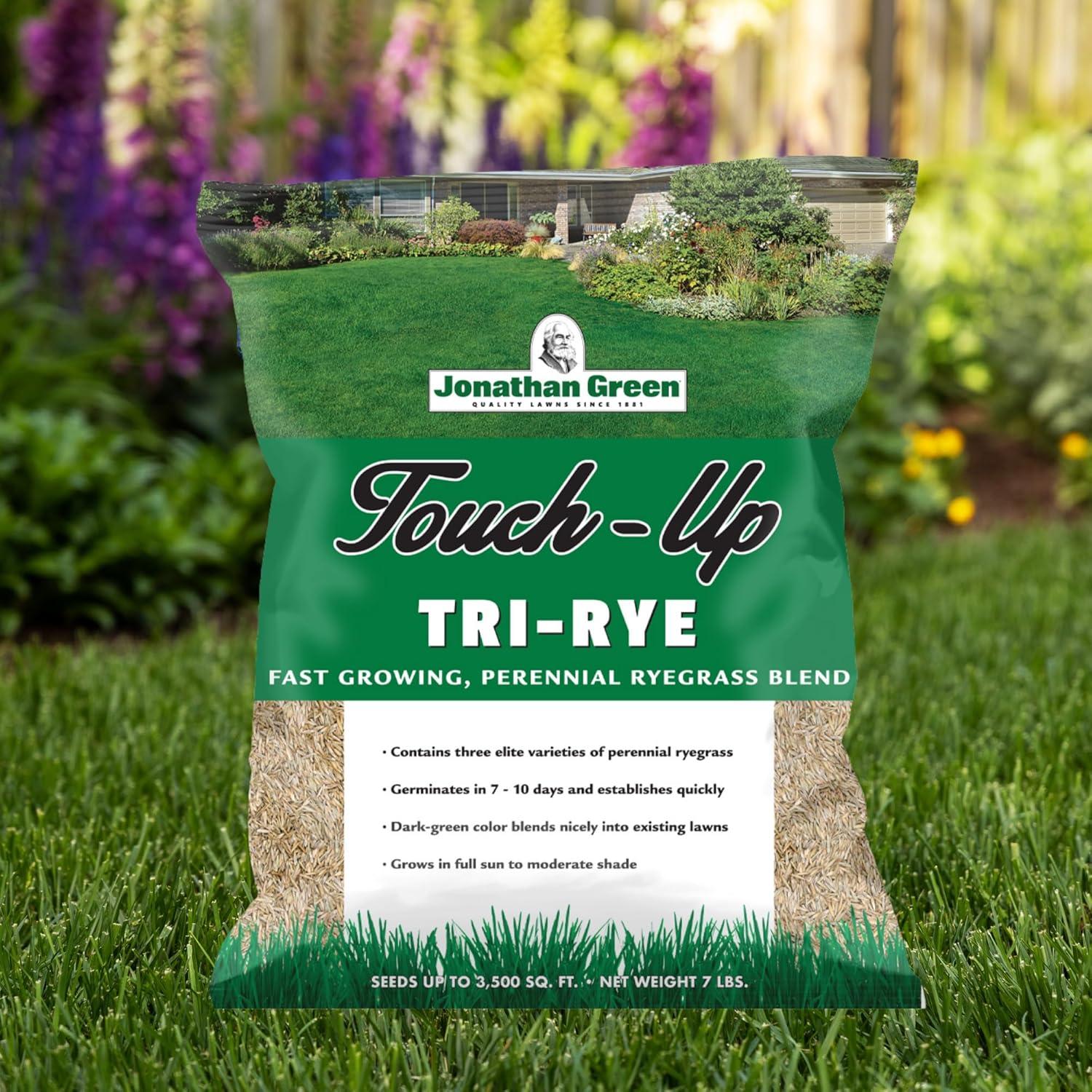 Jonathan Green Touch-Up TRI-RYE Perennial Ryegrass Blend, 25lb