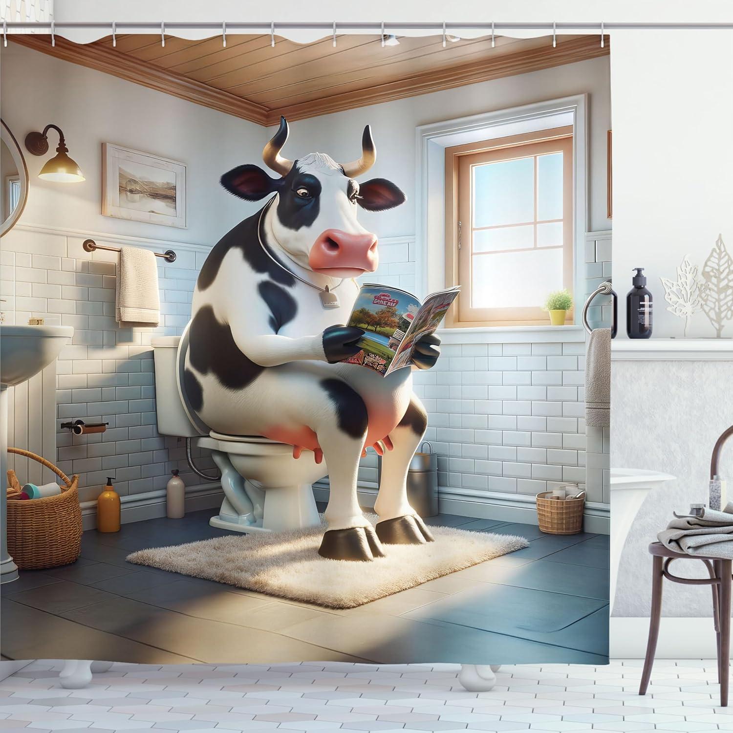 Ambesonne Shower Curtain with Hooks Included