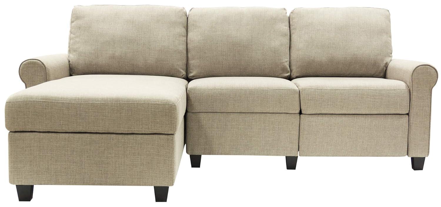 Serta Copenhagen Reclining Sectional Sofa with Storage Chaise
