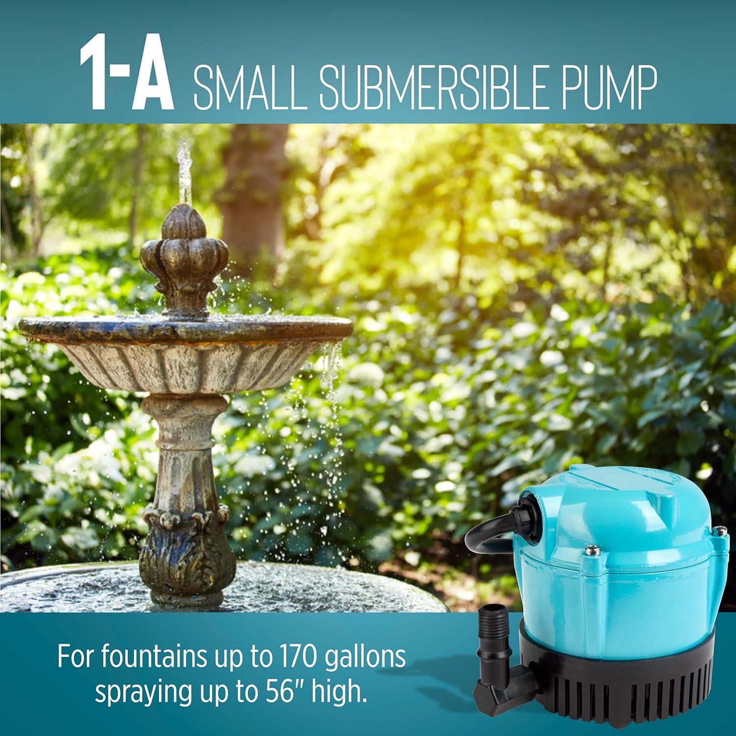 Little Giant 1-A 170 GPH 1/200 HP Permanently Oiled Direct Drive Pump | 500203