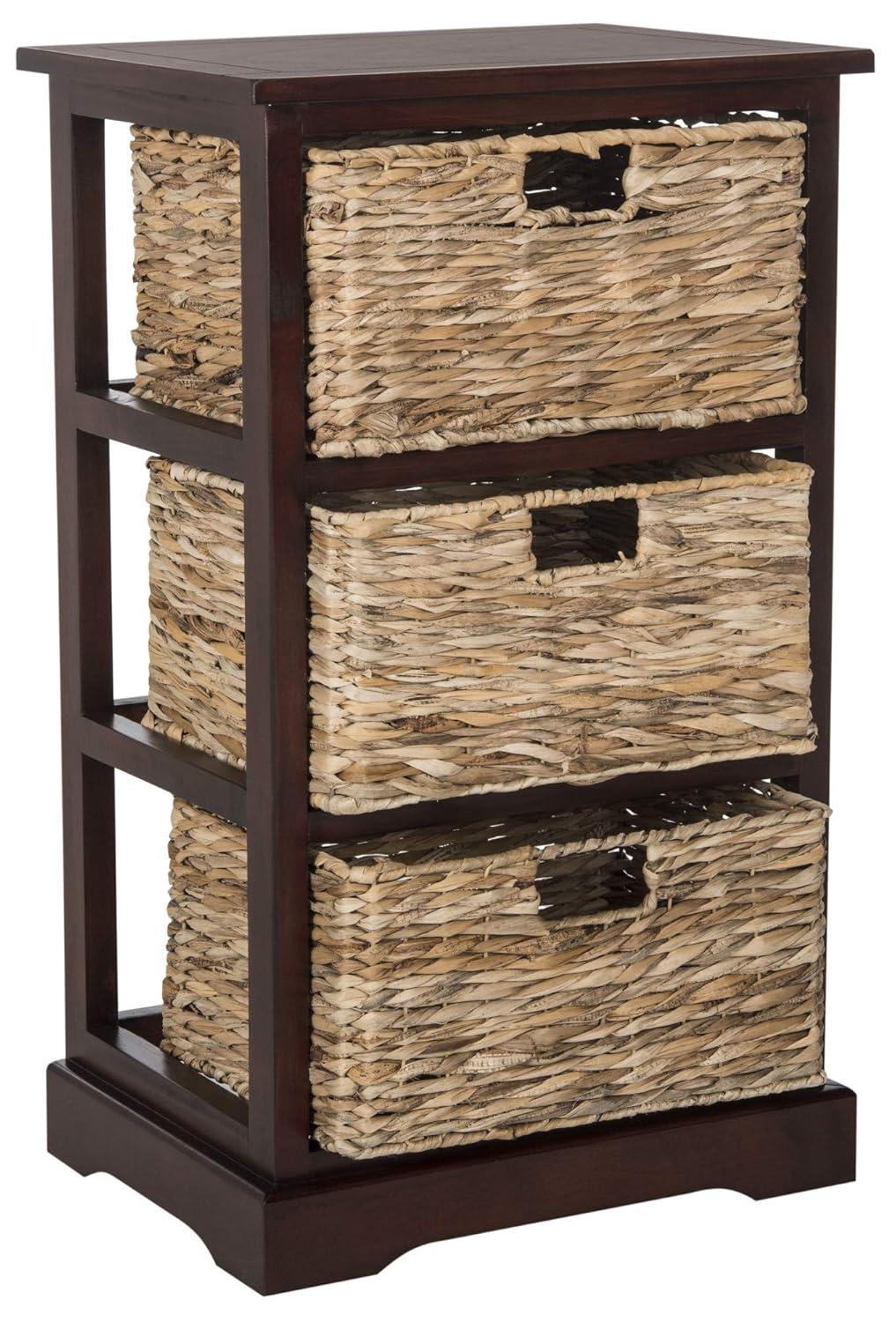 Halle Storage Side Table - AMH5738 - Cherry - Safavieh Couture