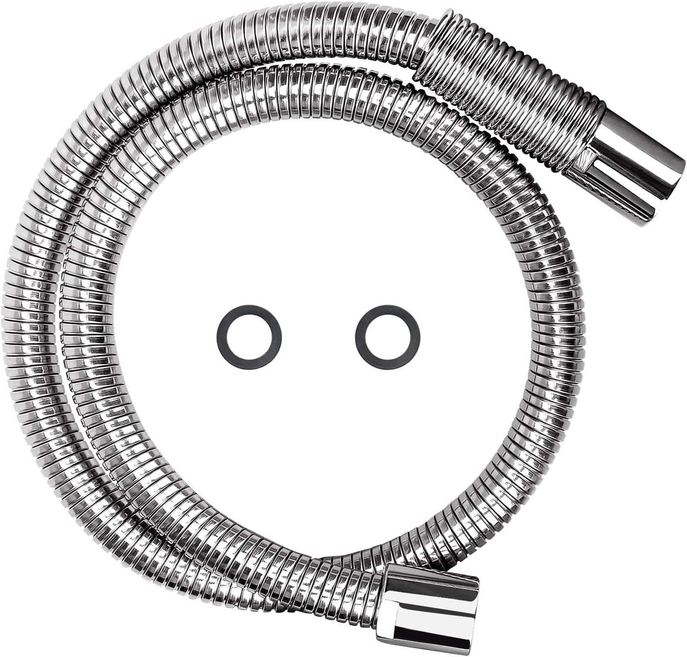 KWODE Pre-rinse Hose 38 Inch Flexible Stainless Replacement Hose for All Brand Commercial Kitchen Sink Faucet with 7/8”-20NPT Female Thread (96CM/38”)