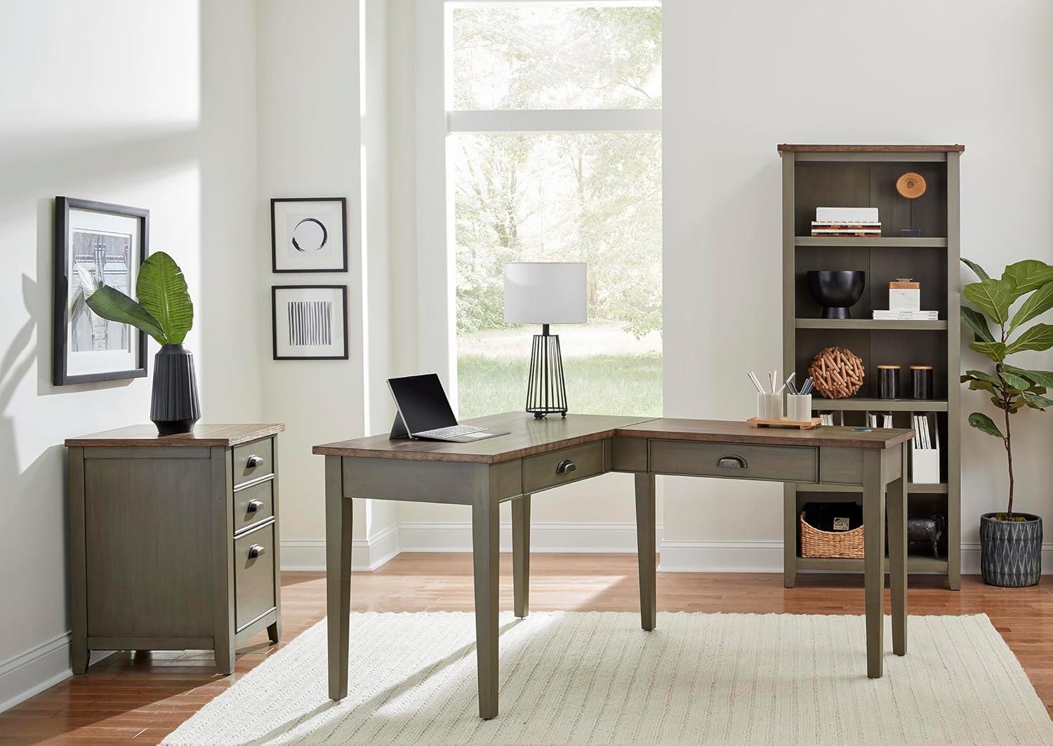 Vivienne L-Shaped Writing Desk