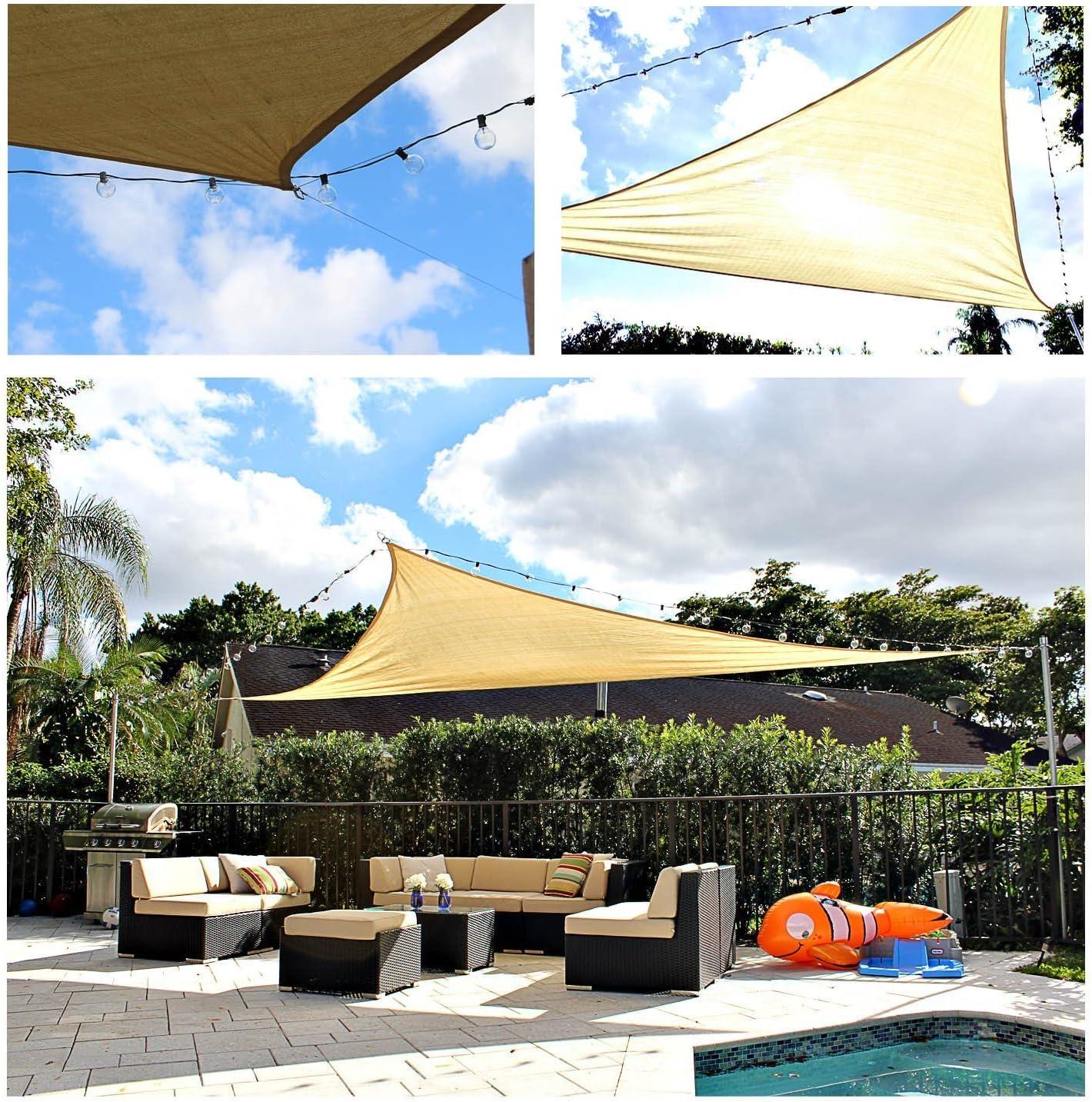 Khomo Gear Sun 12' Triangle Shade Sail