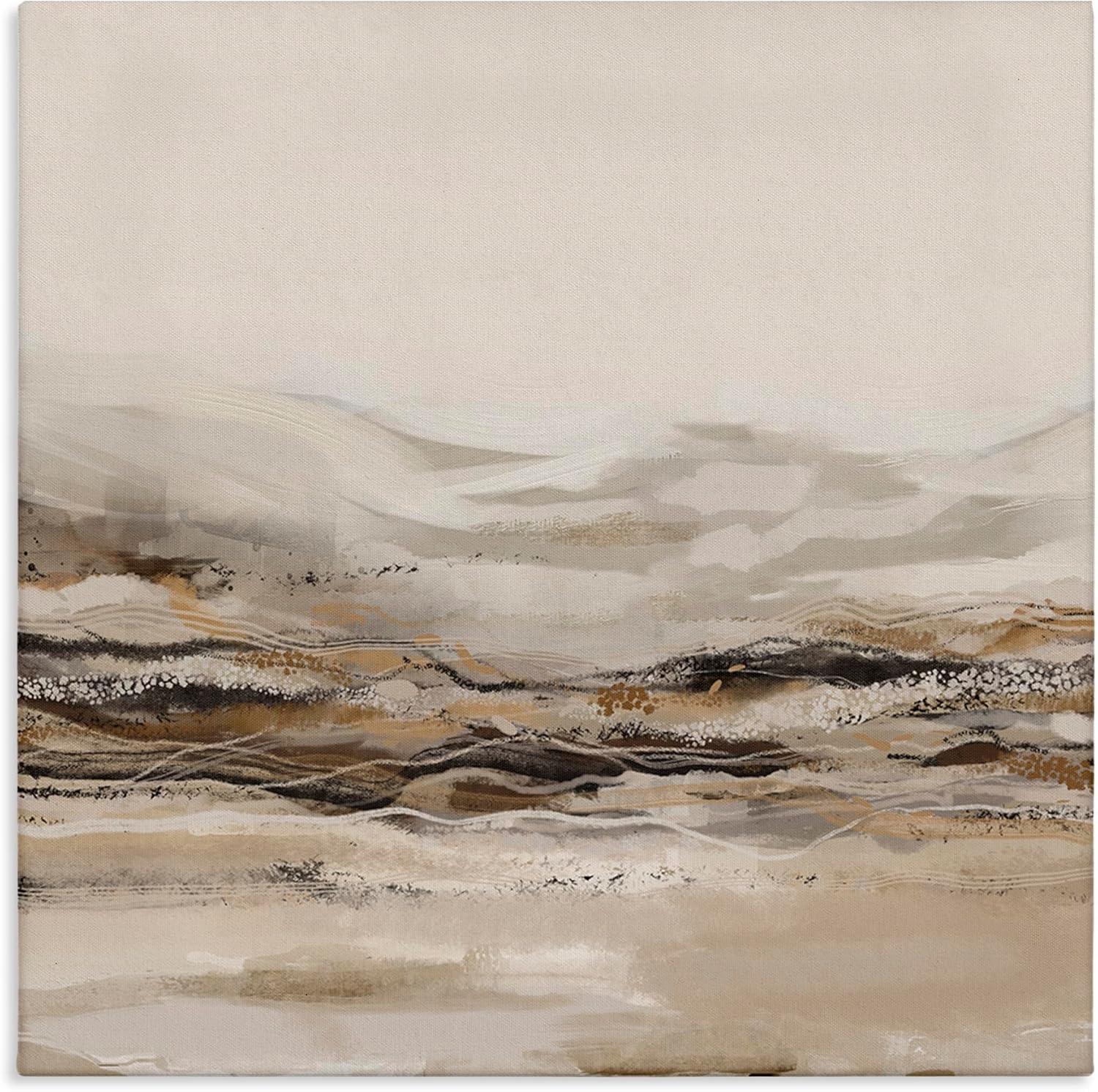 Stupell Industries " Abstract Mountains Landscape " by Ros Ruseva Painting Print