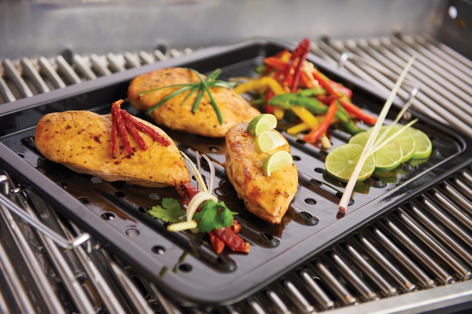 Grillpro GrillPro Porcelain Coated Grill BBQ Topper