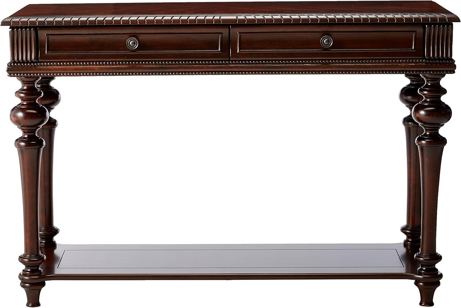 Progressive Furniture Mountain Manor Wood Console Table in Heritage Cherry