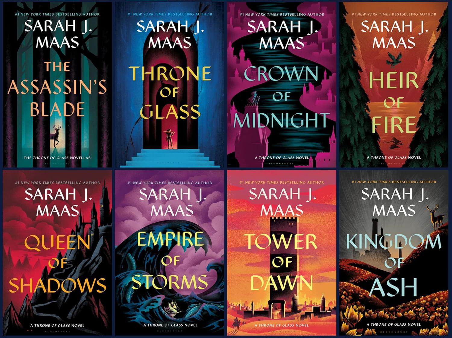 Throne of Glass Paperback Box Set - by  Sarah J Maas (Paperback)