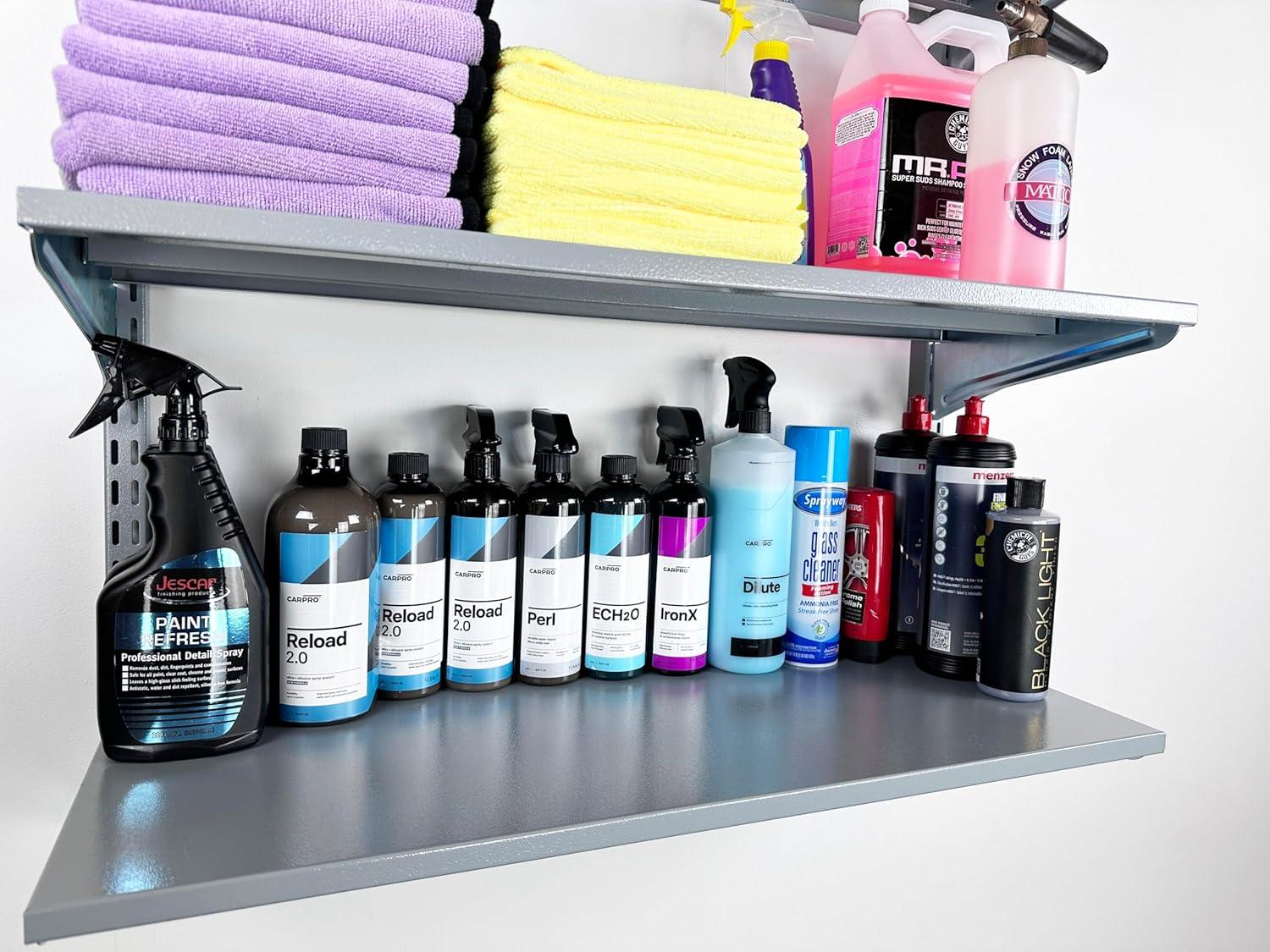 33'' W Steel Height -Adjustable Storage Rack