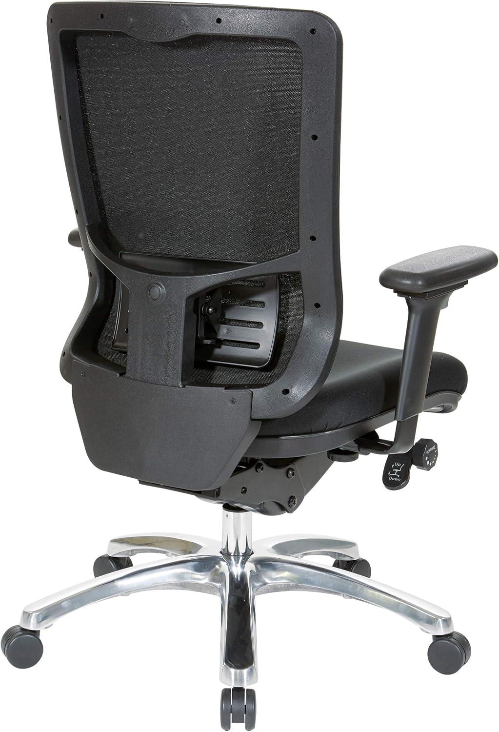 ProGrid Manager's Chair in Coal Black Fabric