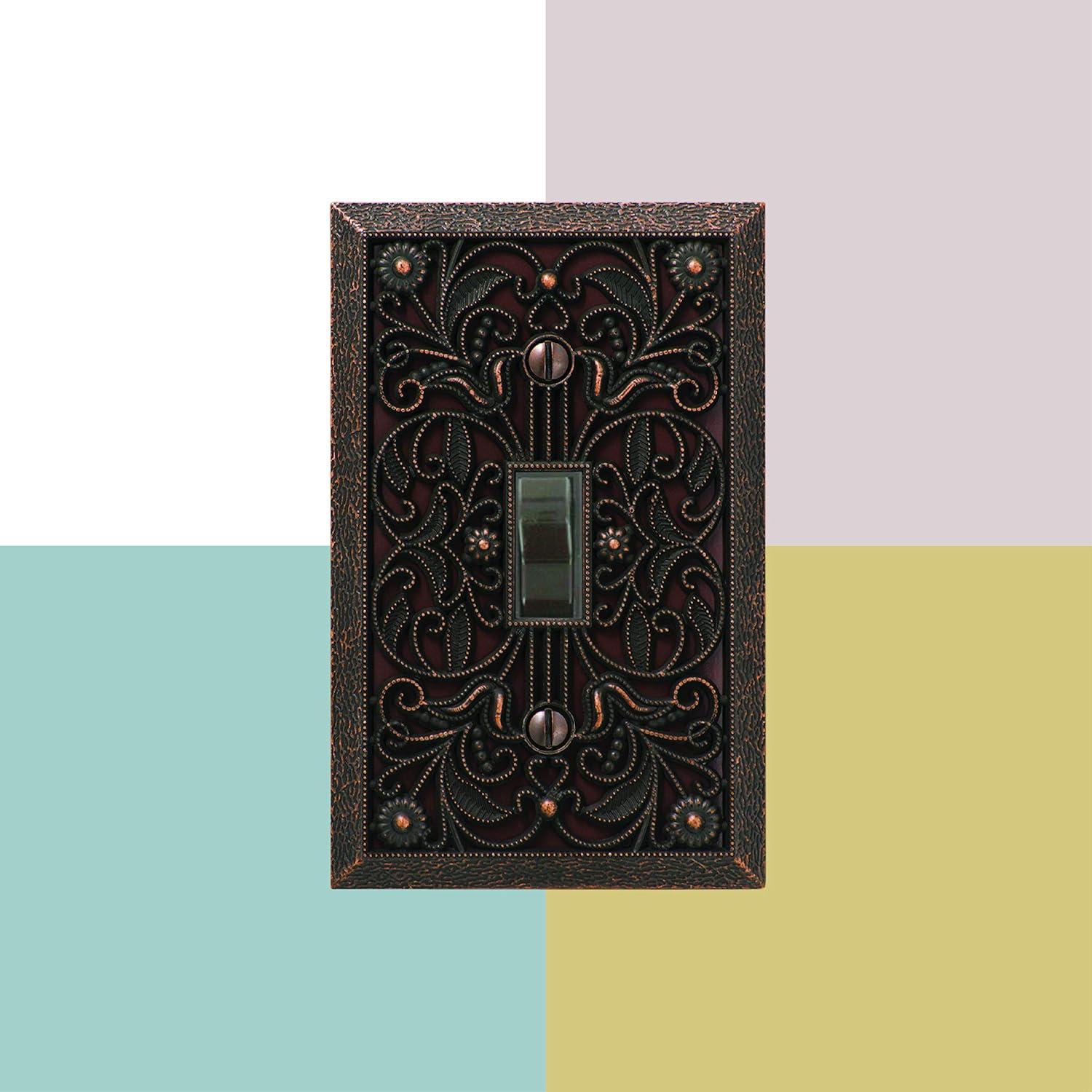 Filigree No Subject 2 - Gang Rocker Standard Wall Plate