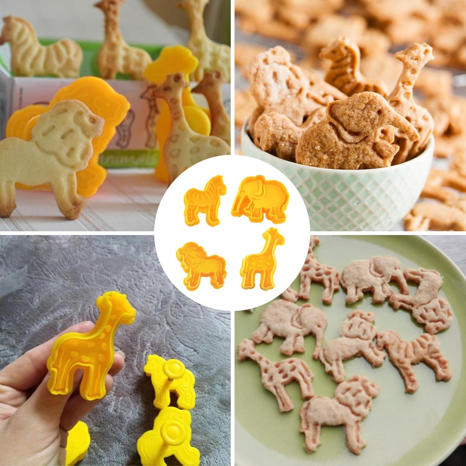 Mrs. Anderson’s Baking Animal Cracker Cookie Cutters, BPA Free, Set of 4