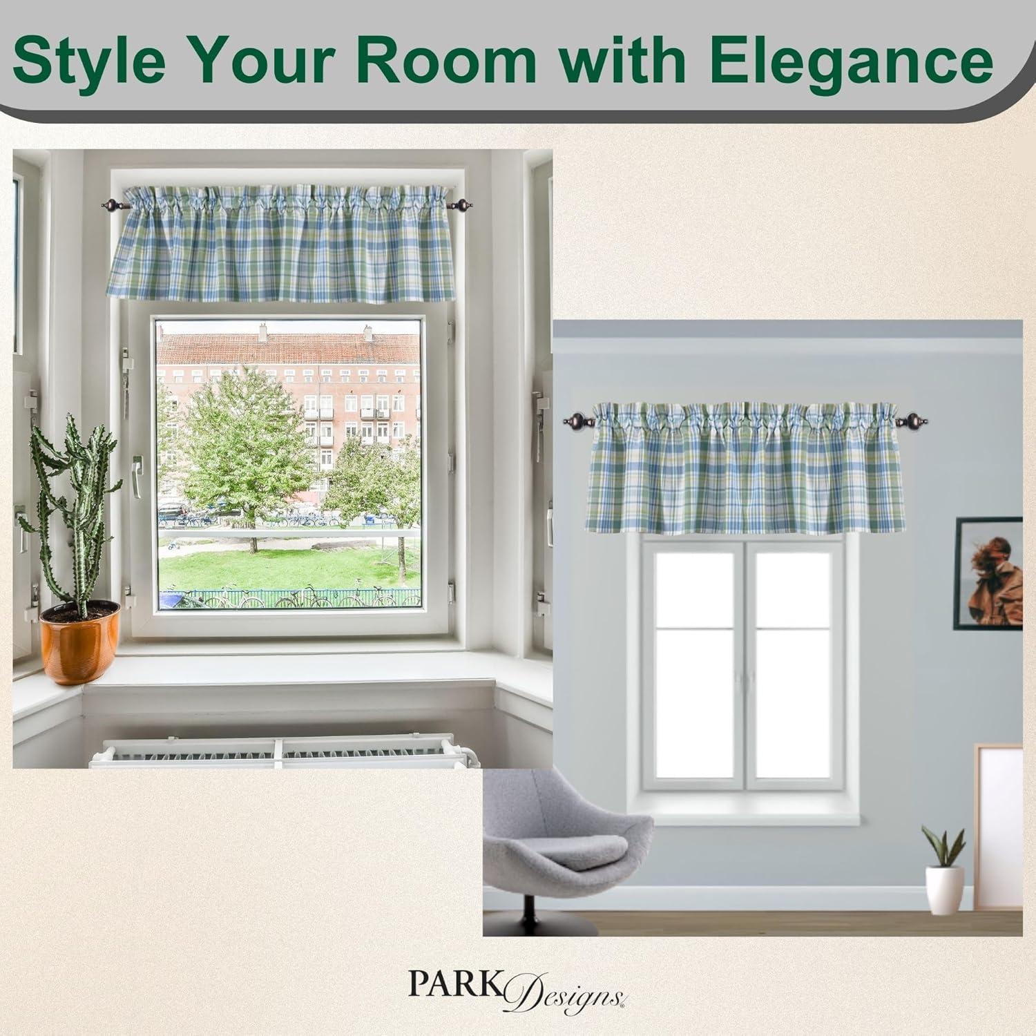 Park Designs Blue Sarasota Valance 14"L