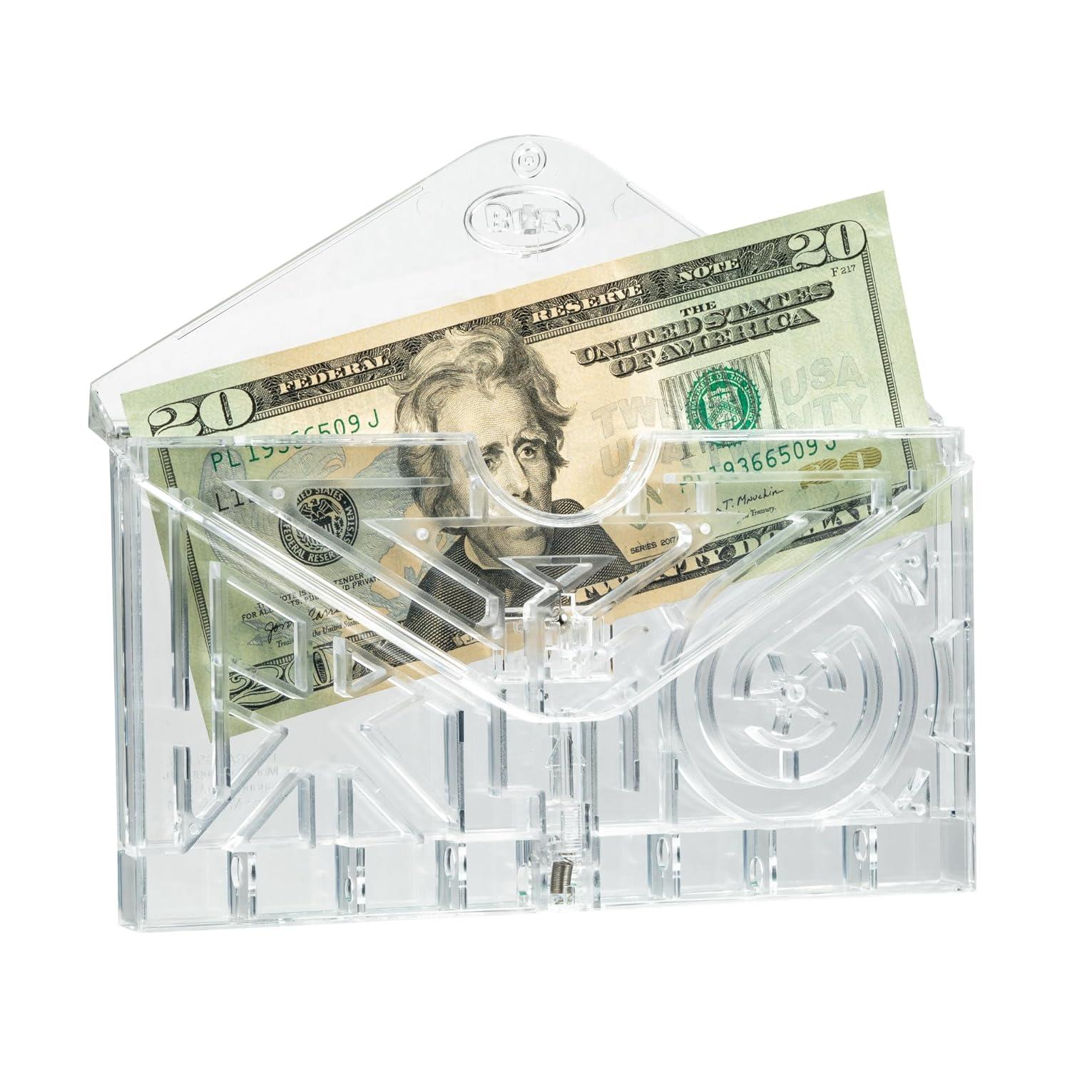 BILZ Money Puzzle E-Lope - Brain Teasing Maze for Cash or Tickets - Fun Way to Give Gifts - Reusable Puzzle for Kids, Adults and All Ages