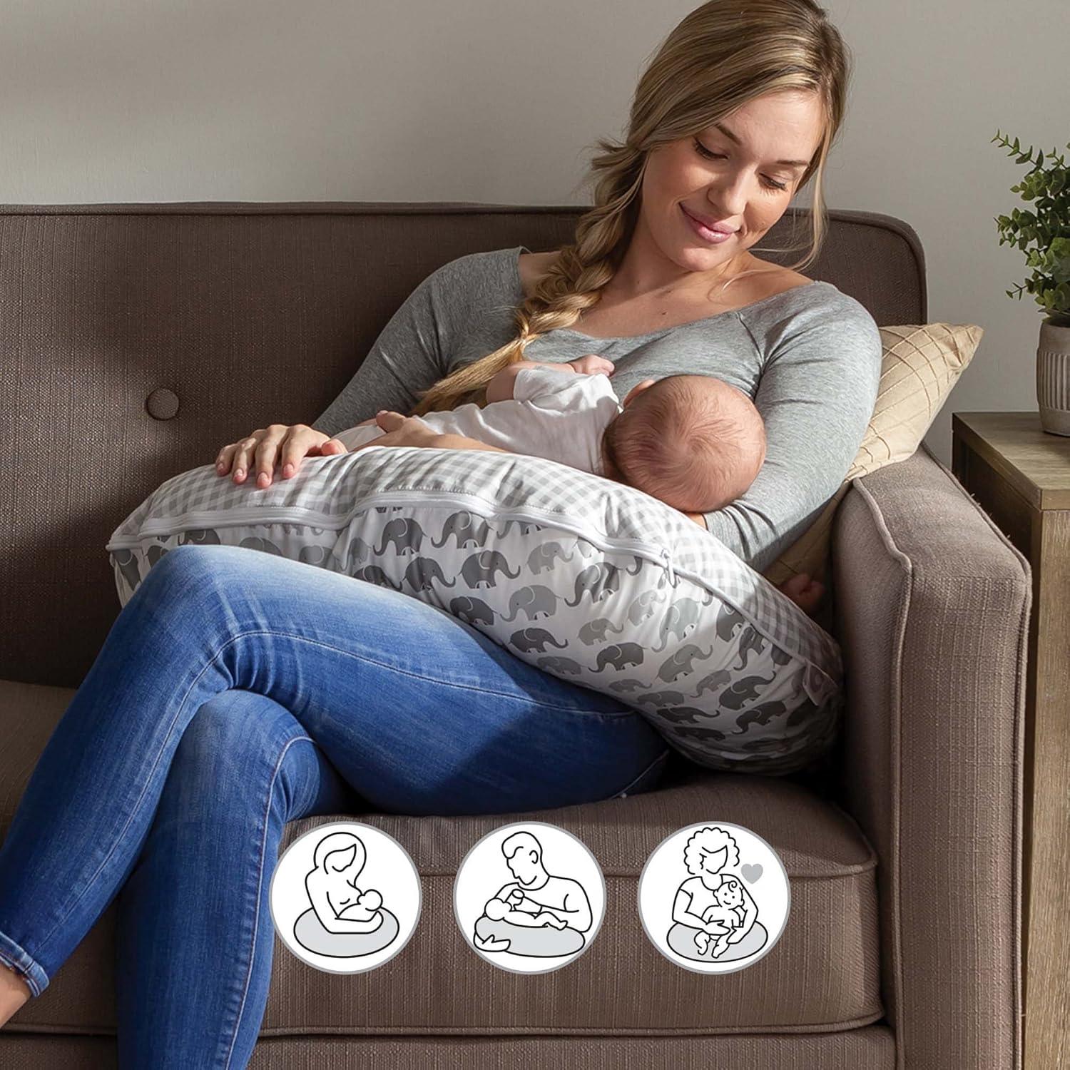 Boppy Nursing Pillow Cover Premium, Blue Ocean