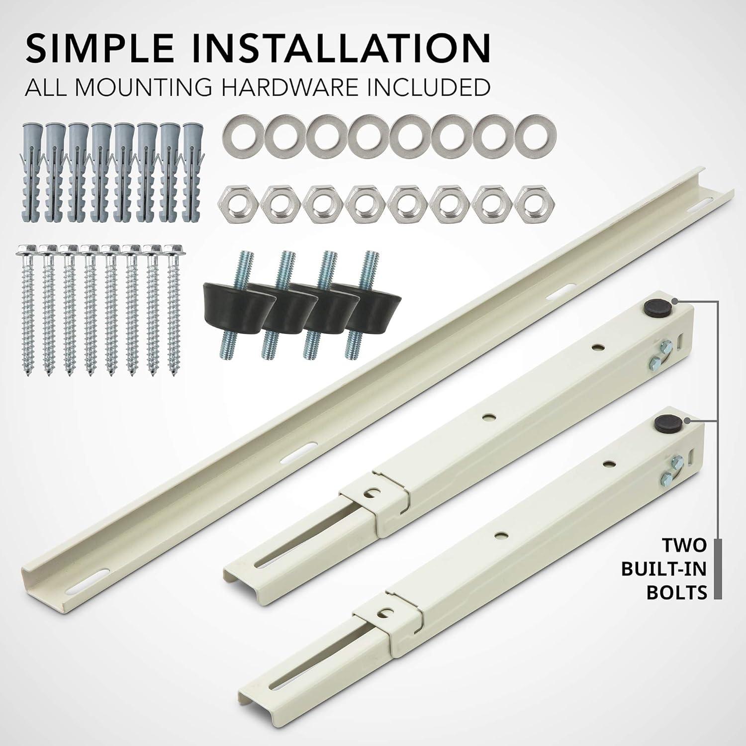 Ivation Split AC Unit Wall Mount, Air Conditioner Support Bracket