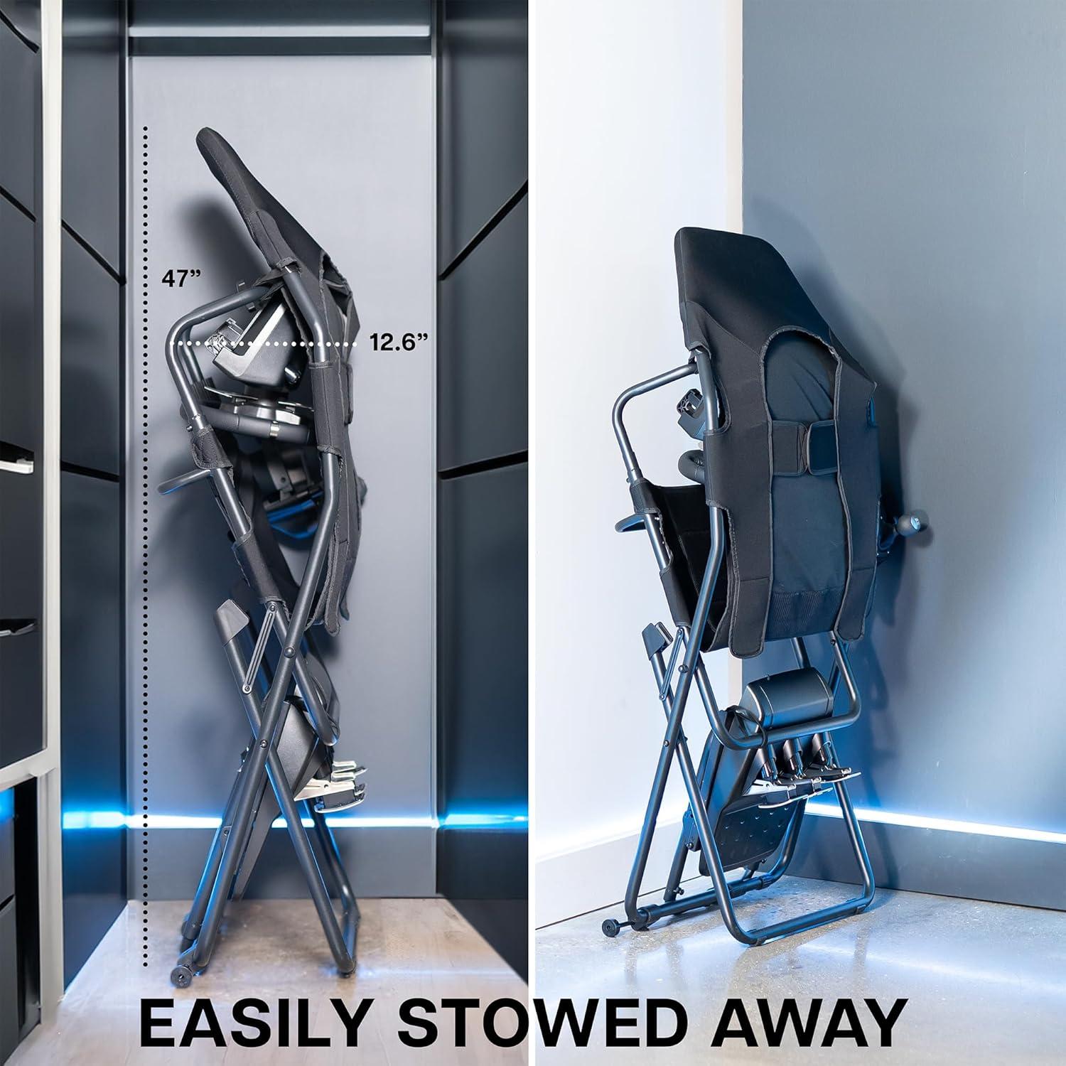 Vivo Black Folding Racing Simulator Cockpit With Wheel Stand