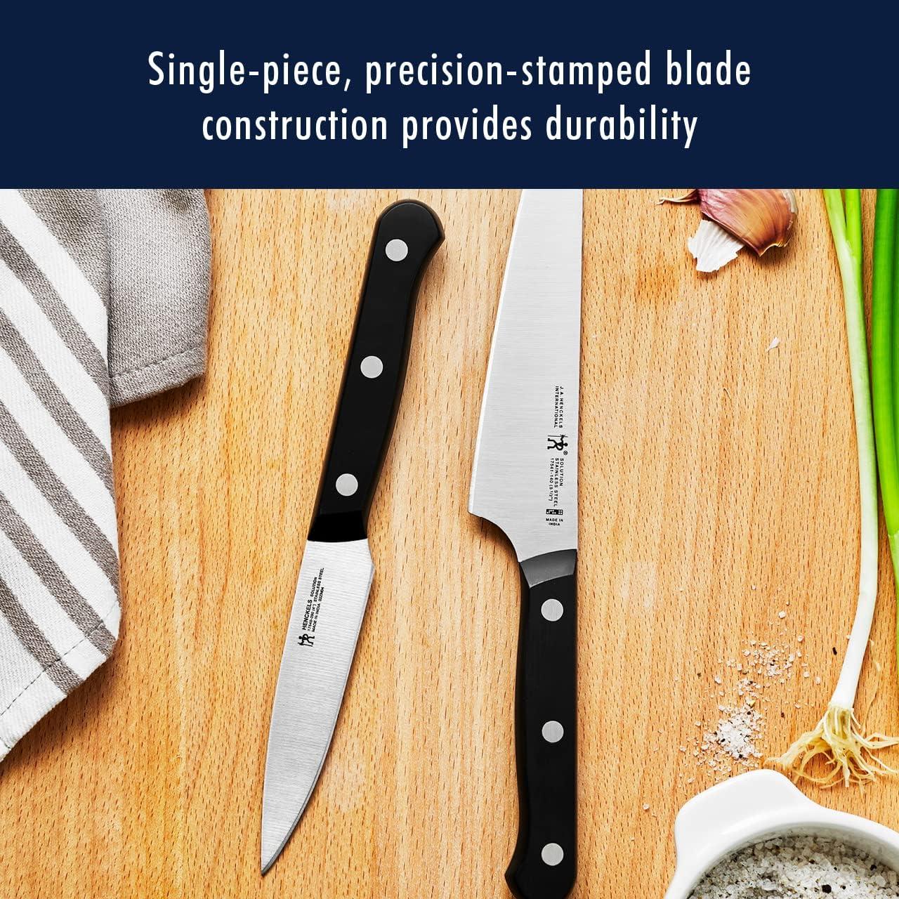 HENCKELS Solution Razor-Sharp 15-pc Knife Set, German Engineered Informed by 100+ Years of Mastery, Chefs Knife
