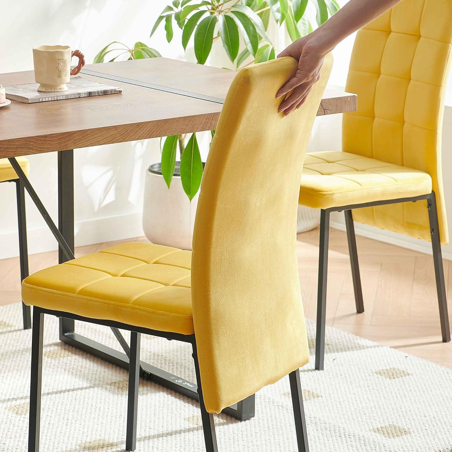 Brooklyn Velvet High Back Side Chair