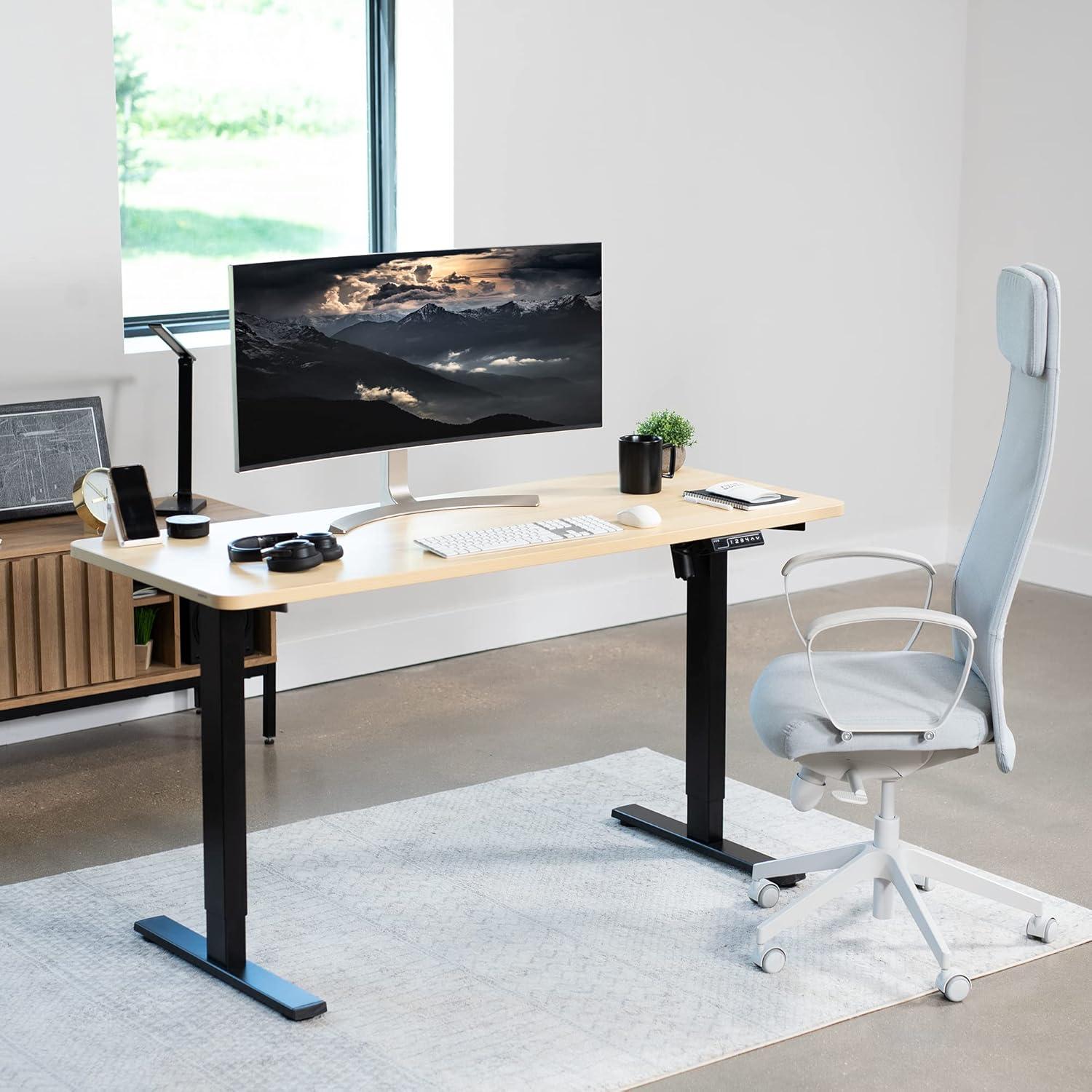 Adjustable Metal Base Standing Desk