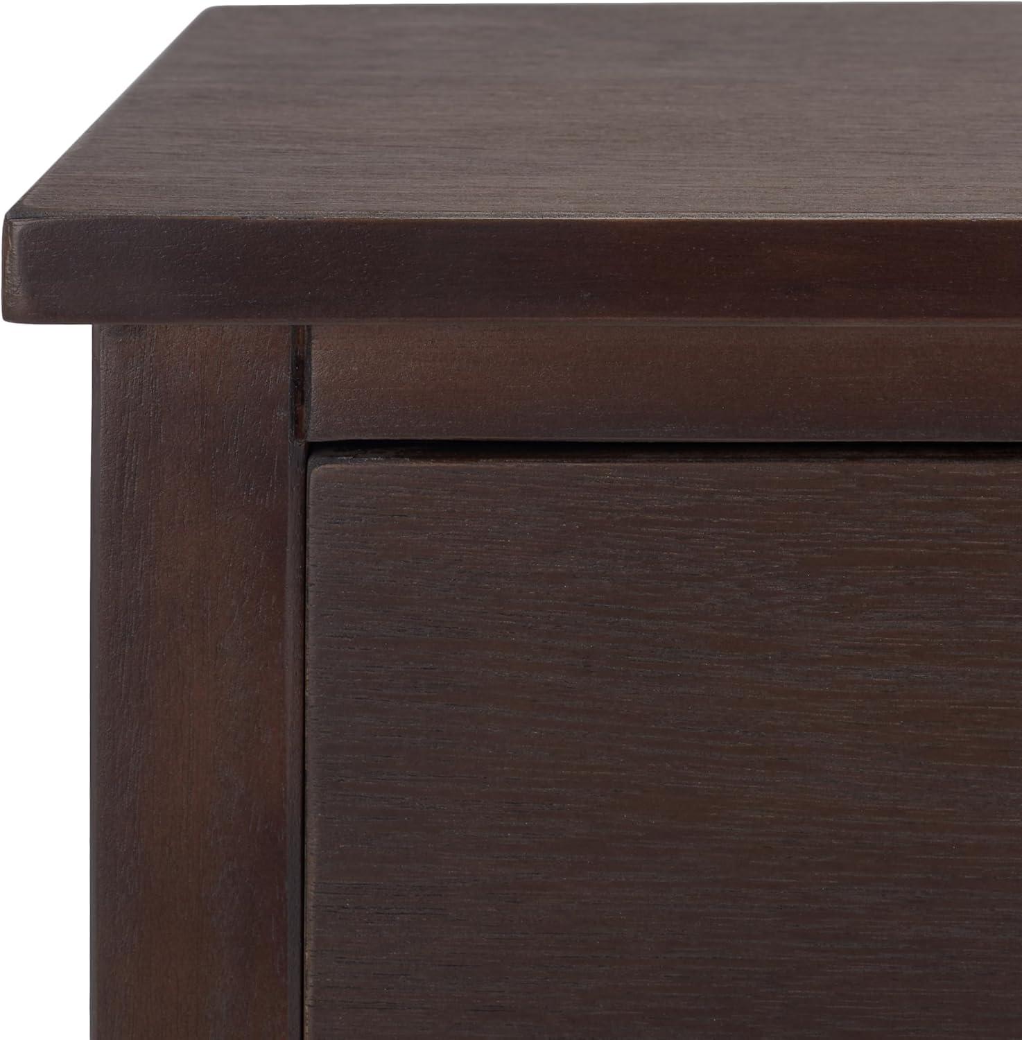 Maxine Accent Table W/ Storage Drawer - Walnut - Safavieh