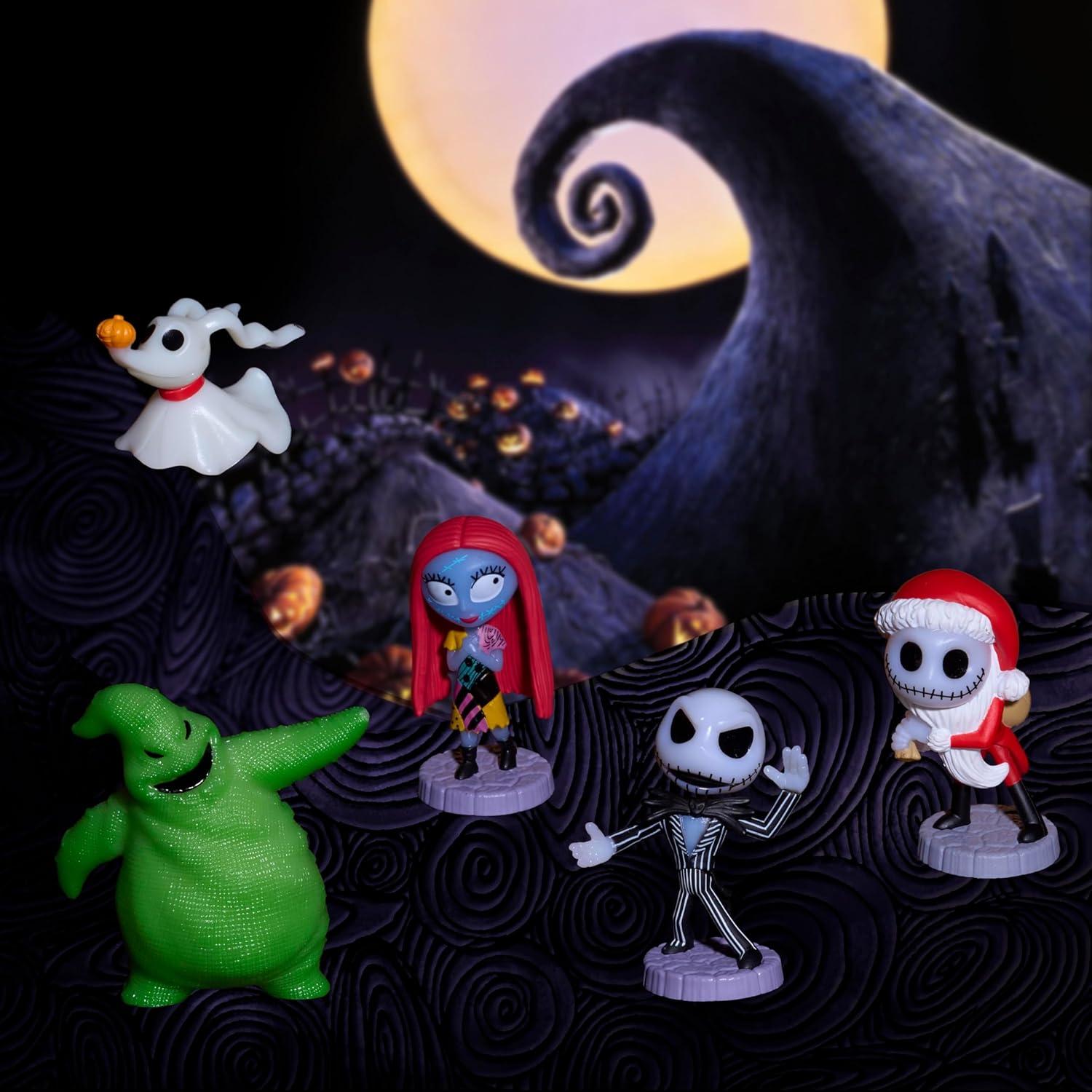 Disney Tim Burton's The Nightmare Before Christmas Collectible Figure Set, 2.5-inch Figurines