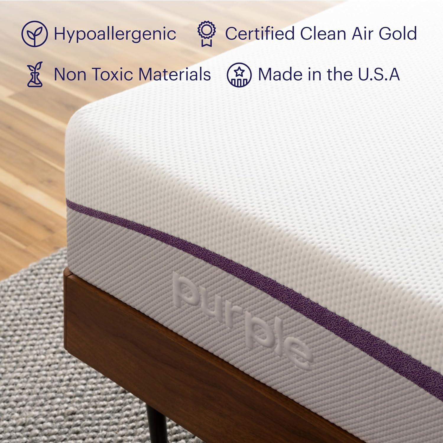 Purple Mattress 9.25'' Medium Gel Memory Foam Mattress