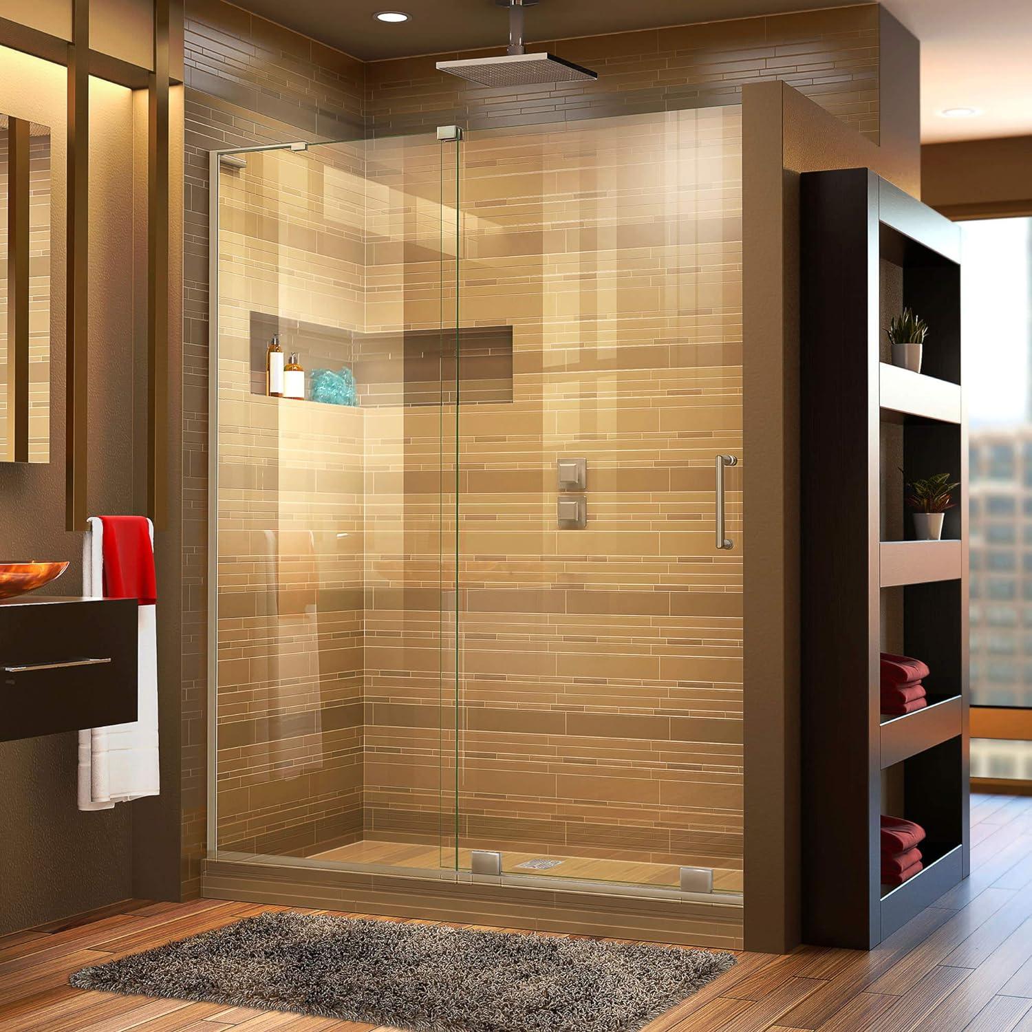 DreamLine Mirage-X 55 - 59 inch W x 71 inch H Frameless Sliding Shower Door