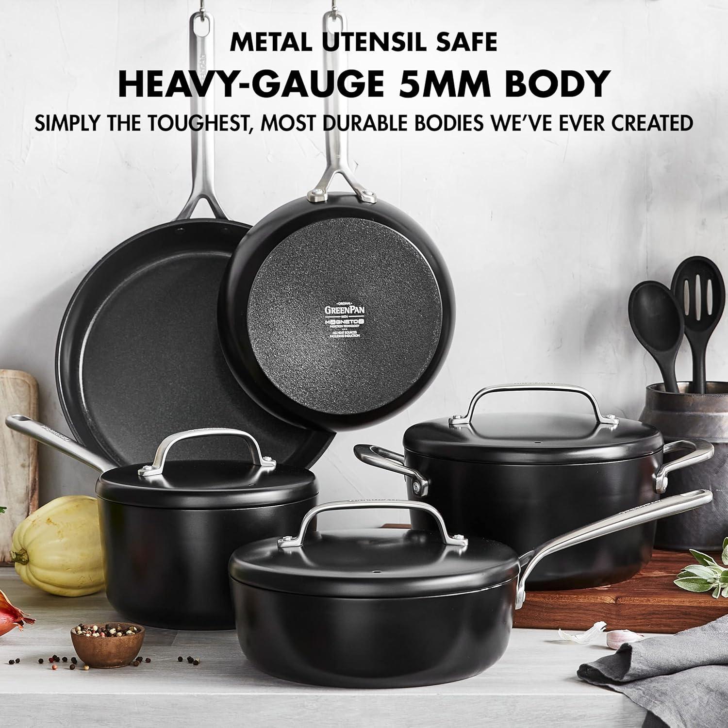 Greenpan 14-in Ceramic Cookware set with Lid