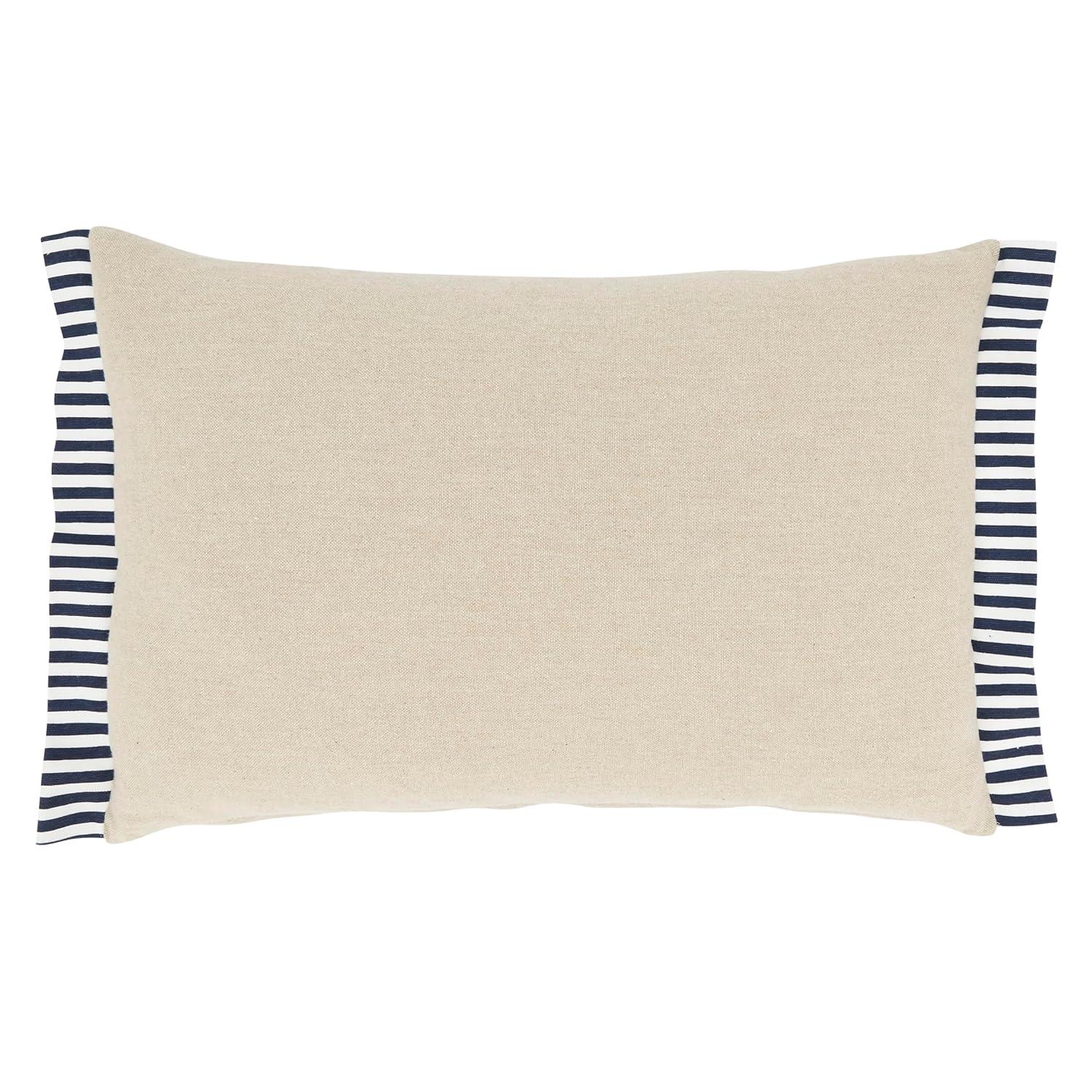 Saro Naviguer Collection Cotton Pillow Cover
