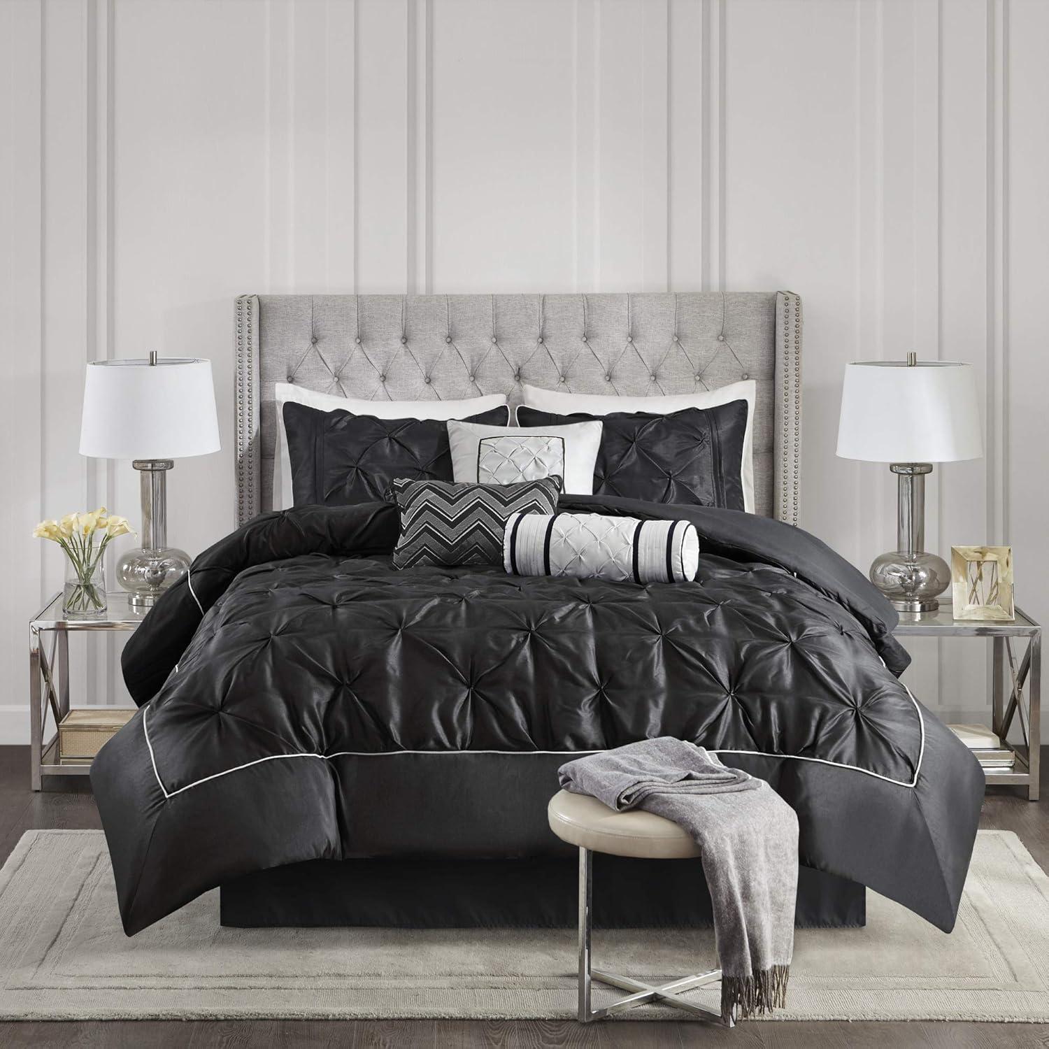Madison Park Laurel 7 Piece Tufted Comforter Set