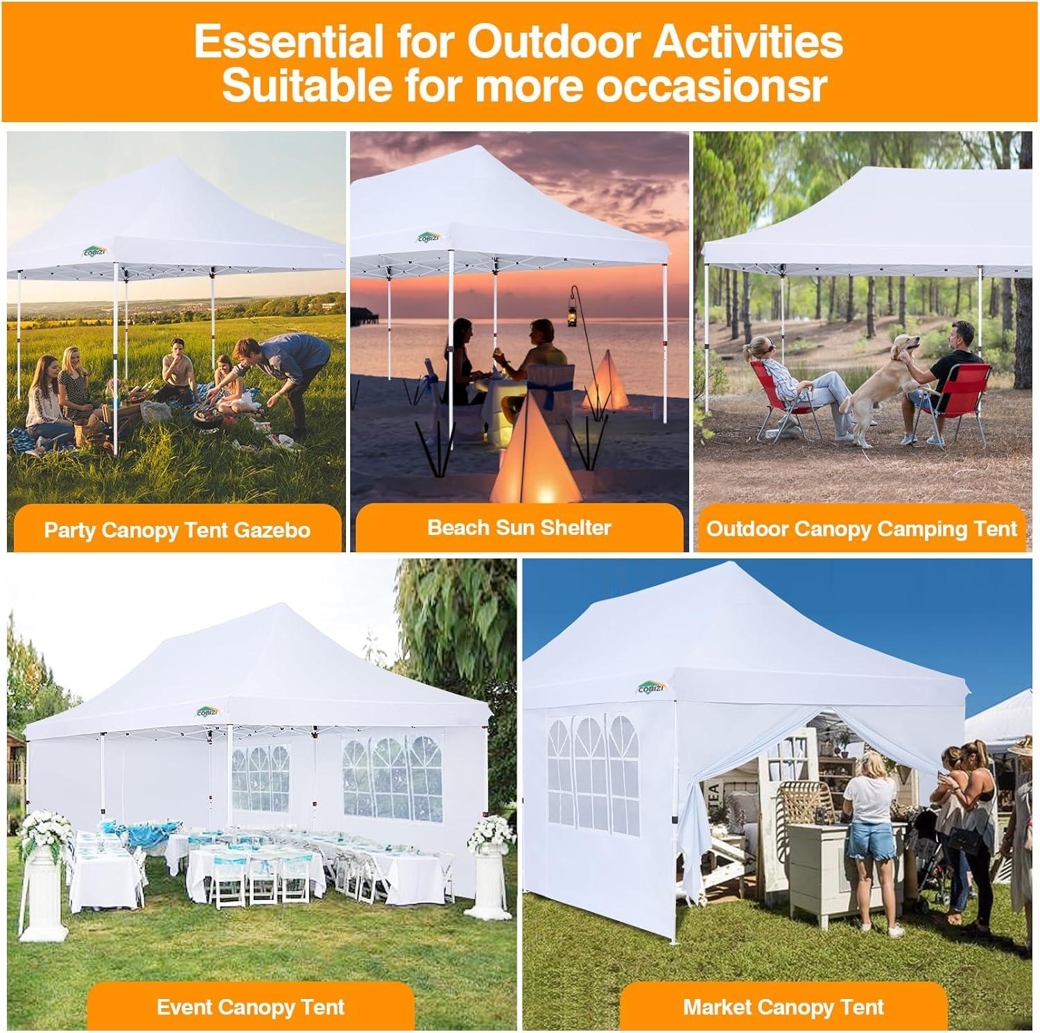 COBIZI 3 Piece Luggage Sets with Wheels, Hardshell Large Suitcases with TSA Lock Hardside & Lightweight 3-Piece Hardshell Luggage Sets for Travel 20in 24in 28in(Black)