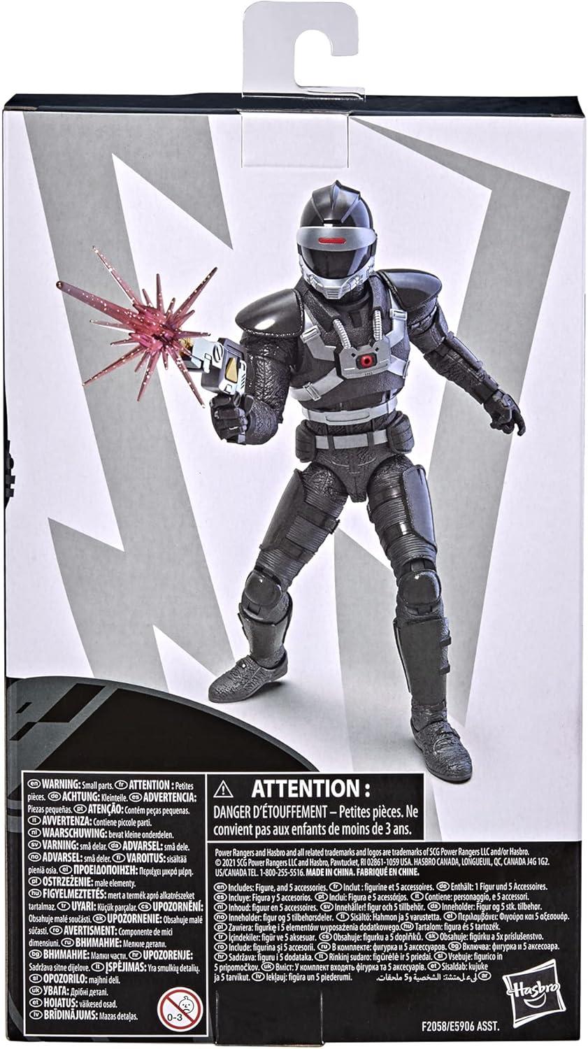 Power Rangers: Lightning Collection In Space Phantom Ranger Toy Action Figure for Boys and Girls (6”)
