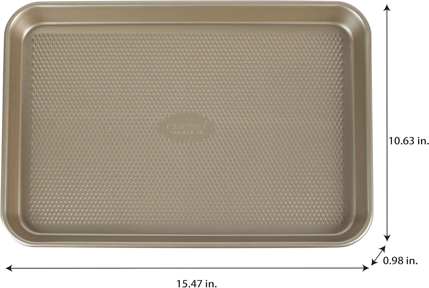 Kitchen Details Pro Series 15.5" x 10.6" Medium Nonstick Baking Sheet with Diamond Base