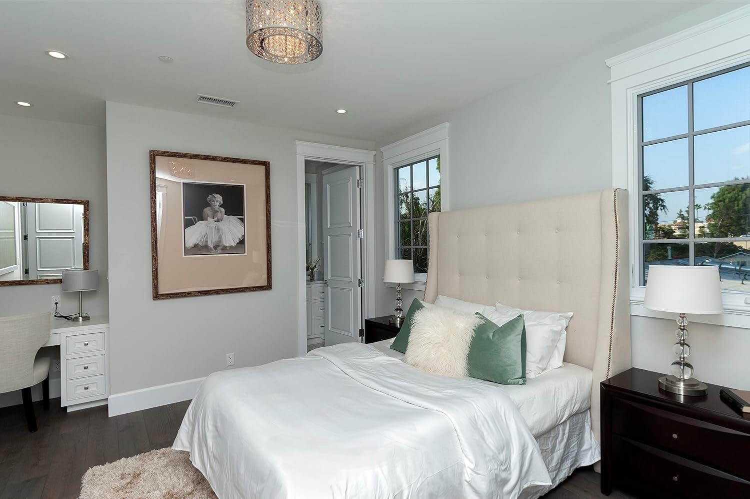 ET2 E21300-10BZ Inca 7 Light Bronze Flush Mount Ceiling Light in Without Bulb, Cognac - 16 in.