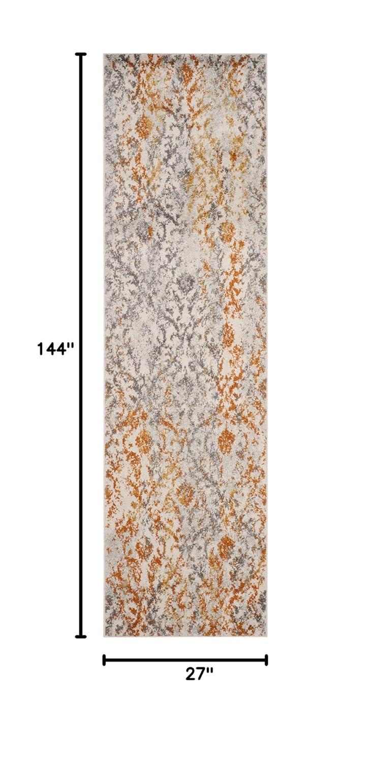 Christa Gray/Orange Rug