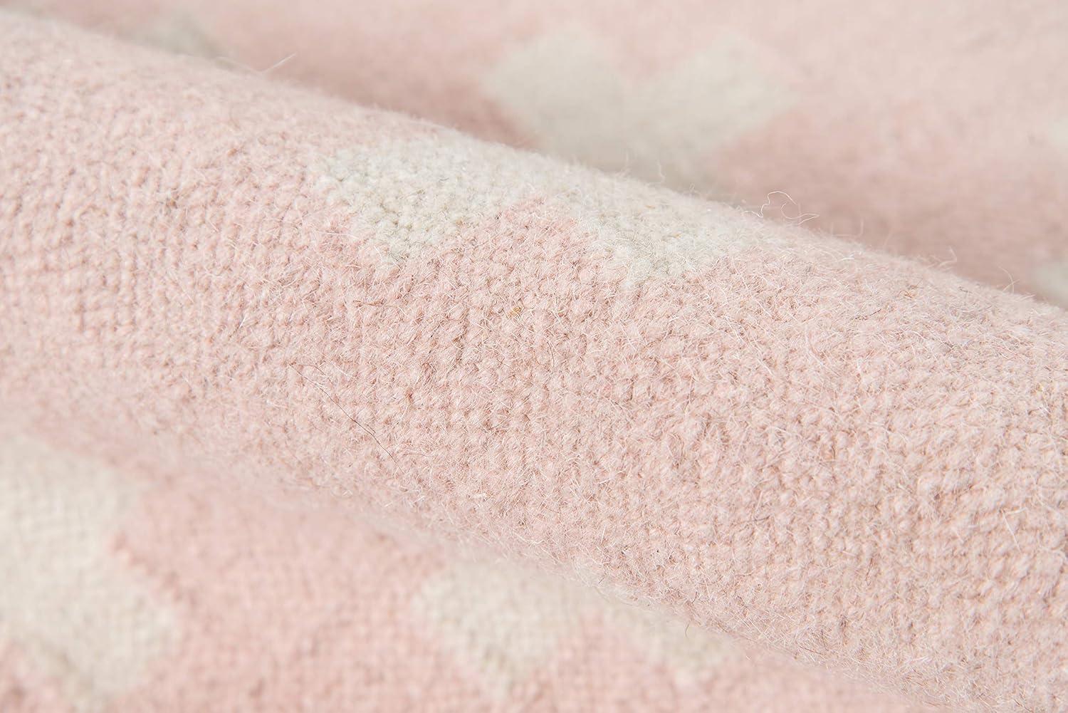 Topanga Wool Pink/White Rug