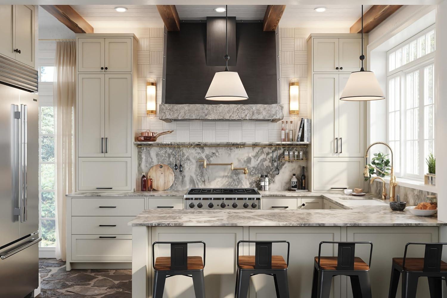 Kohler Tournant® Single Handle Semi-Professional Pre-Rinse Kitchen Faucet with Three-Function Pull Down Sprayer