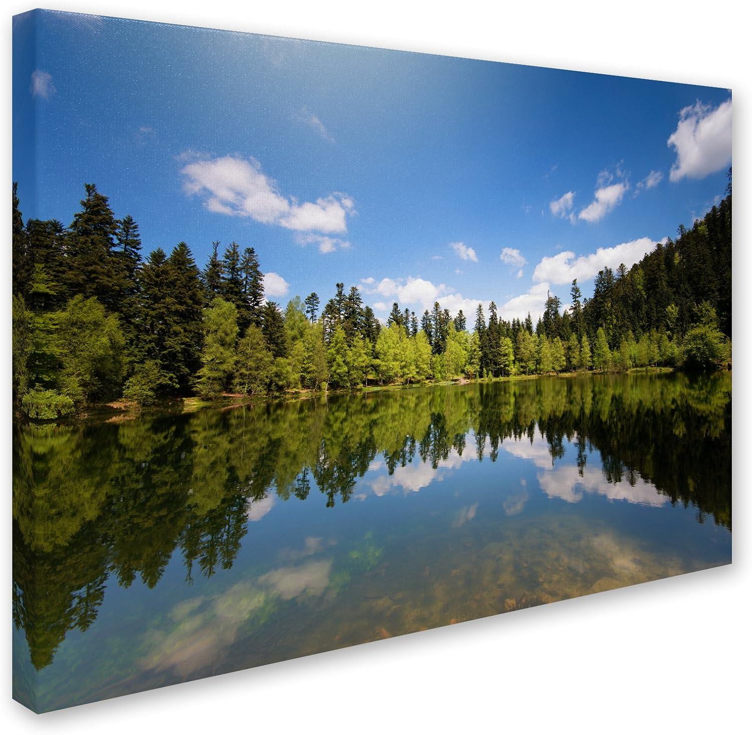 Trademark Fine Art "Lake Maix" by Philippe Sainte-Laudy Photographic Print on Wrapped Canvas