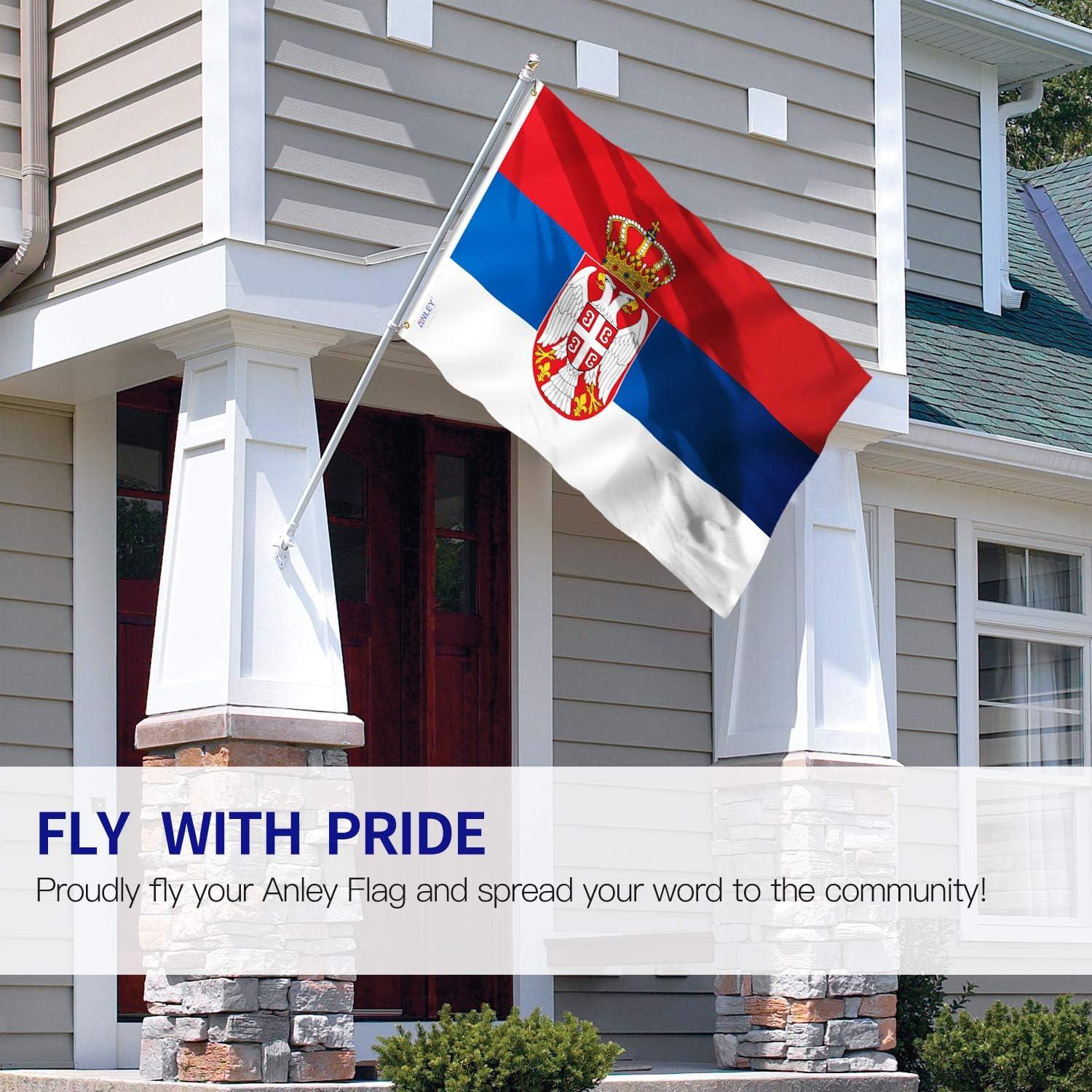 Anley Fly Breeze 3x5 Feet Serbia flag - Serbian Flags Polyester