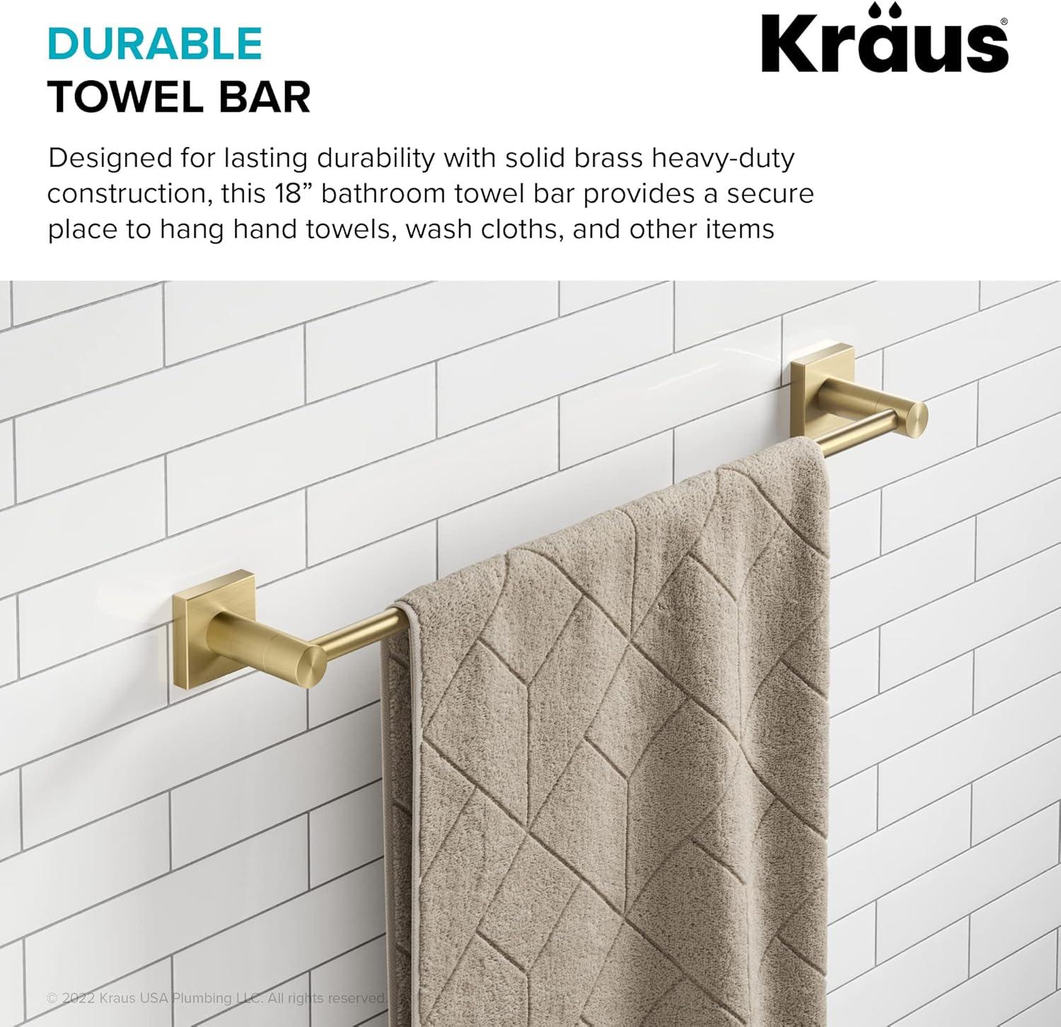 Ventus 18" Wall Mounted Towel Bar