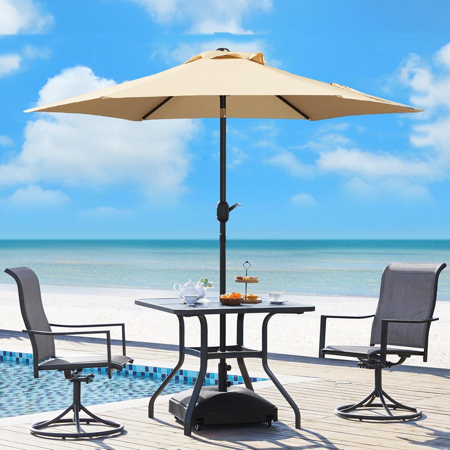 Yaheetech Portable Patio Umbrella Base, Black