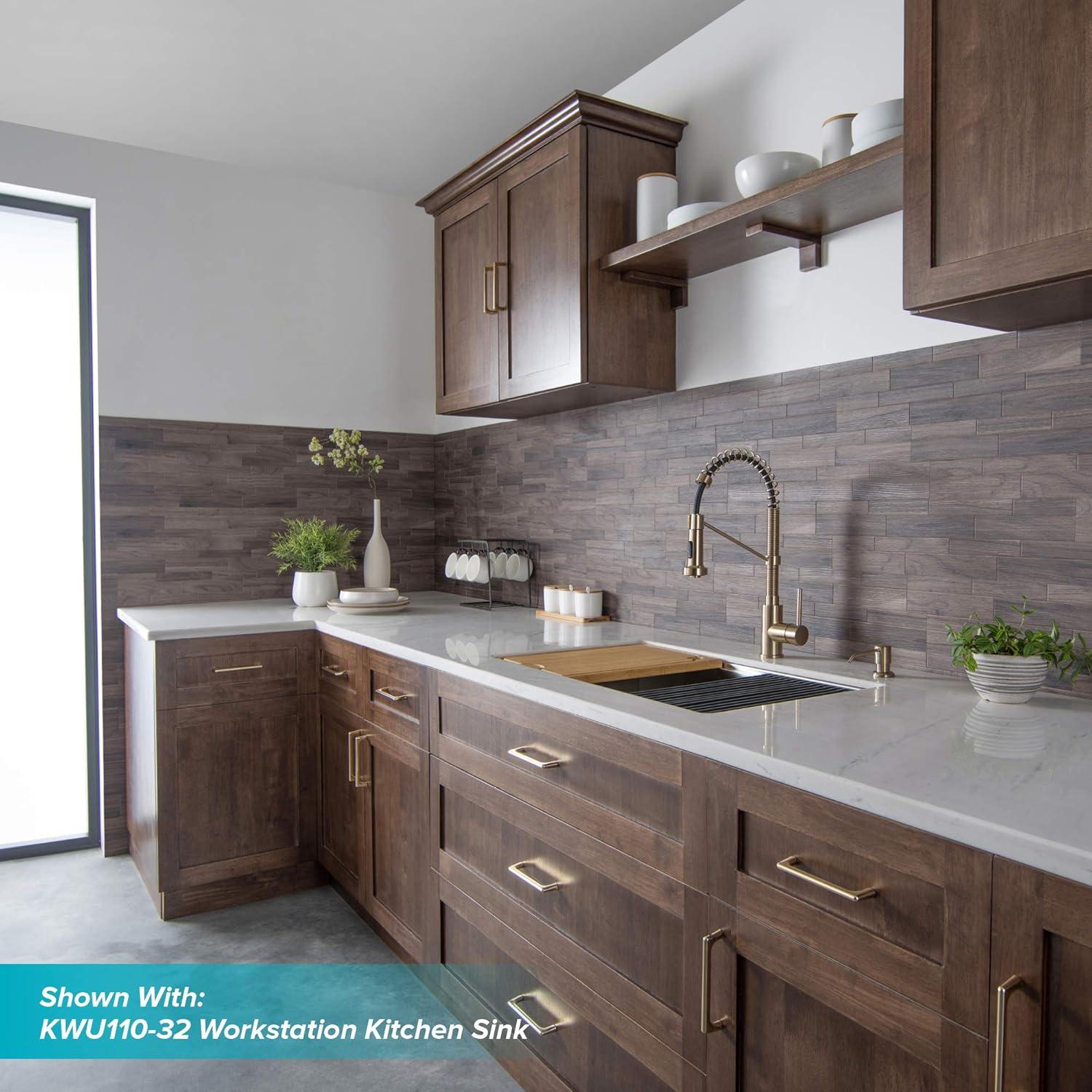 KRAUS Bolden Commercial Style 2-Function Single Handle Pull Down Kitchen Faucet