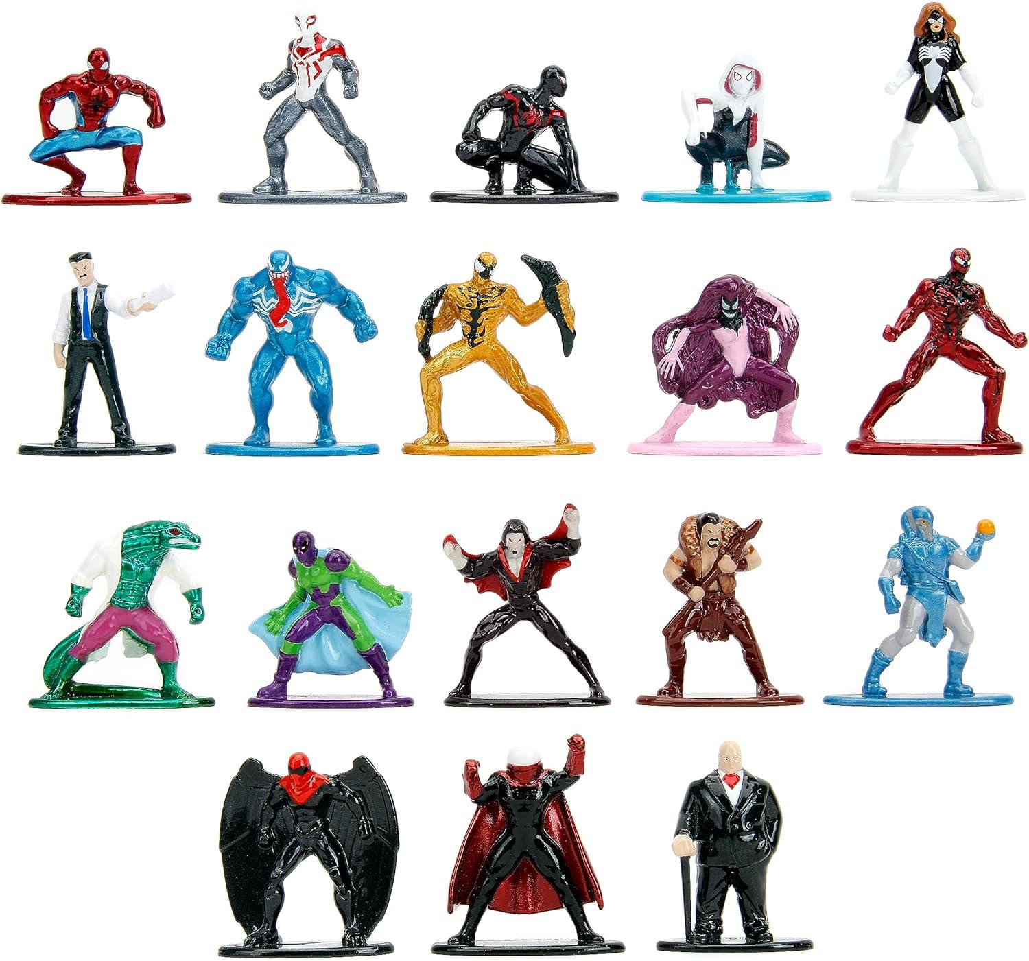 Marvel Spider-Man Nano MetalFigs Series 9 Die-Cast 18-Pack Set