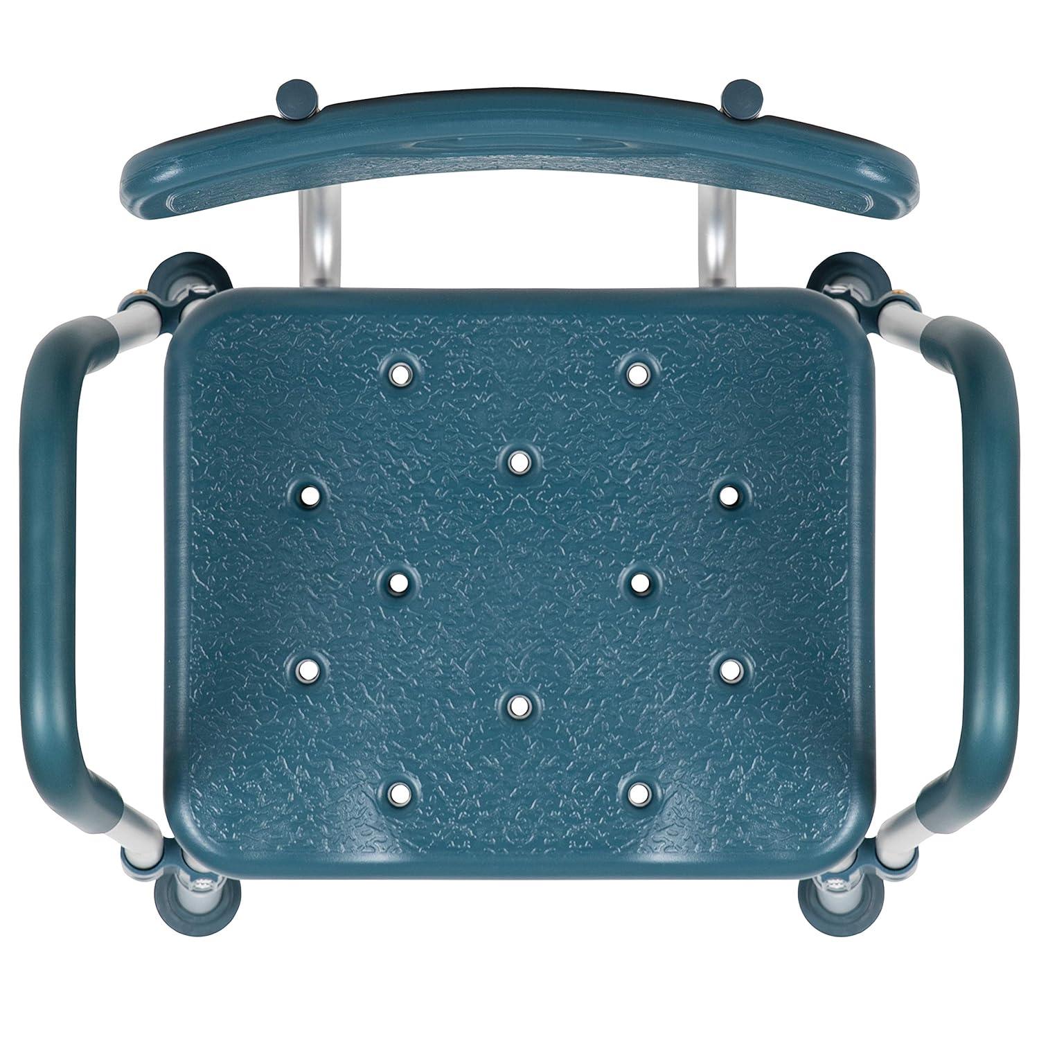 Jane 300 Lb. Capacity Quick Release Back & Arm Shower Chair