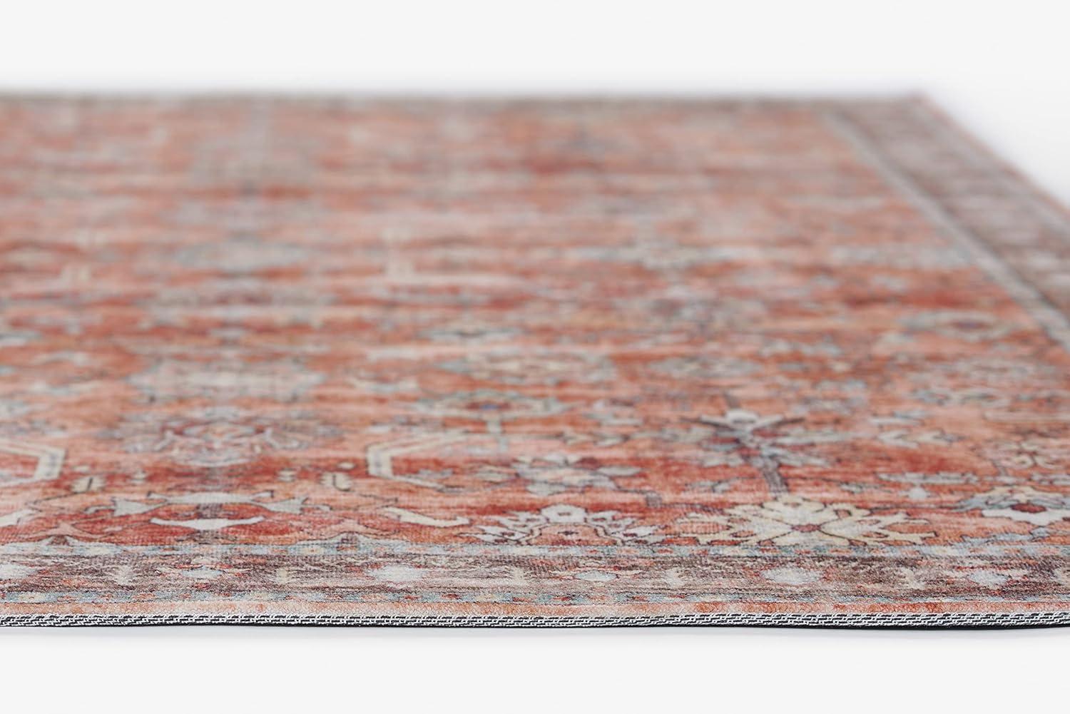 Momeni Sultana Polyester Copper Area Rug 6'6" X 9'