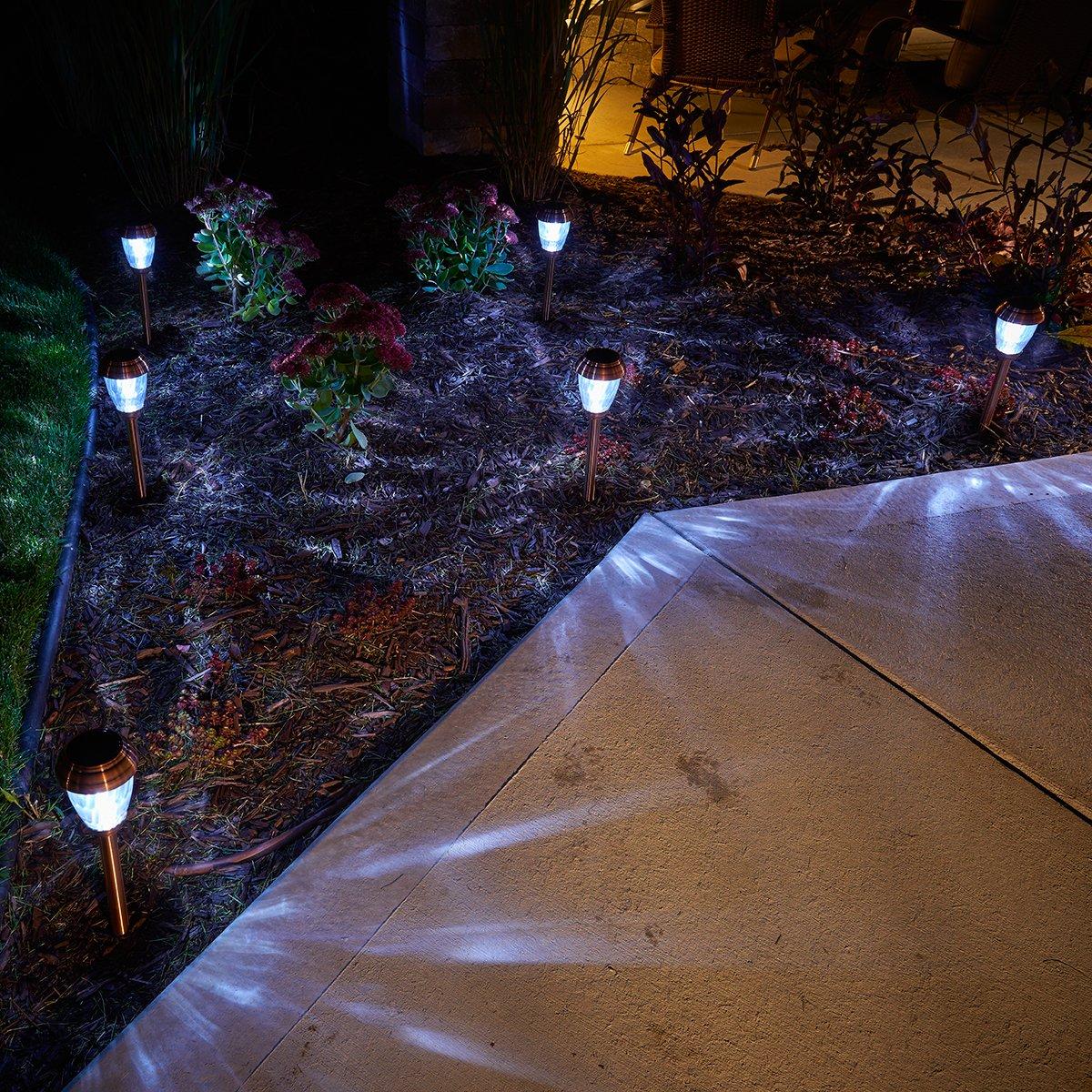 Smart Living Charleston Copper Finish Pathway LED Lights