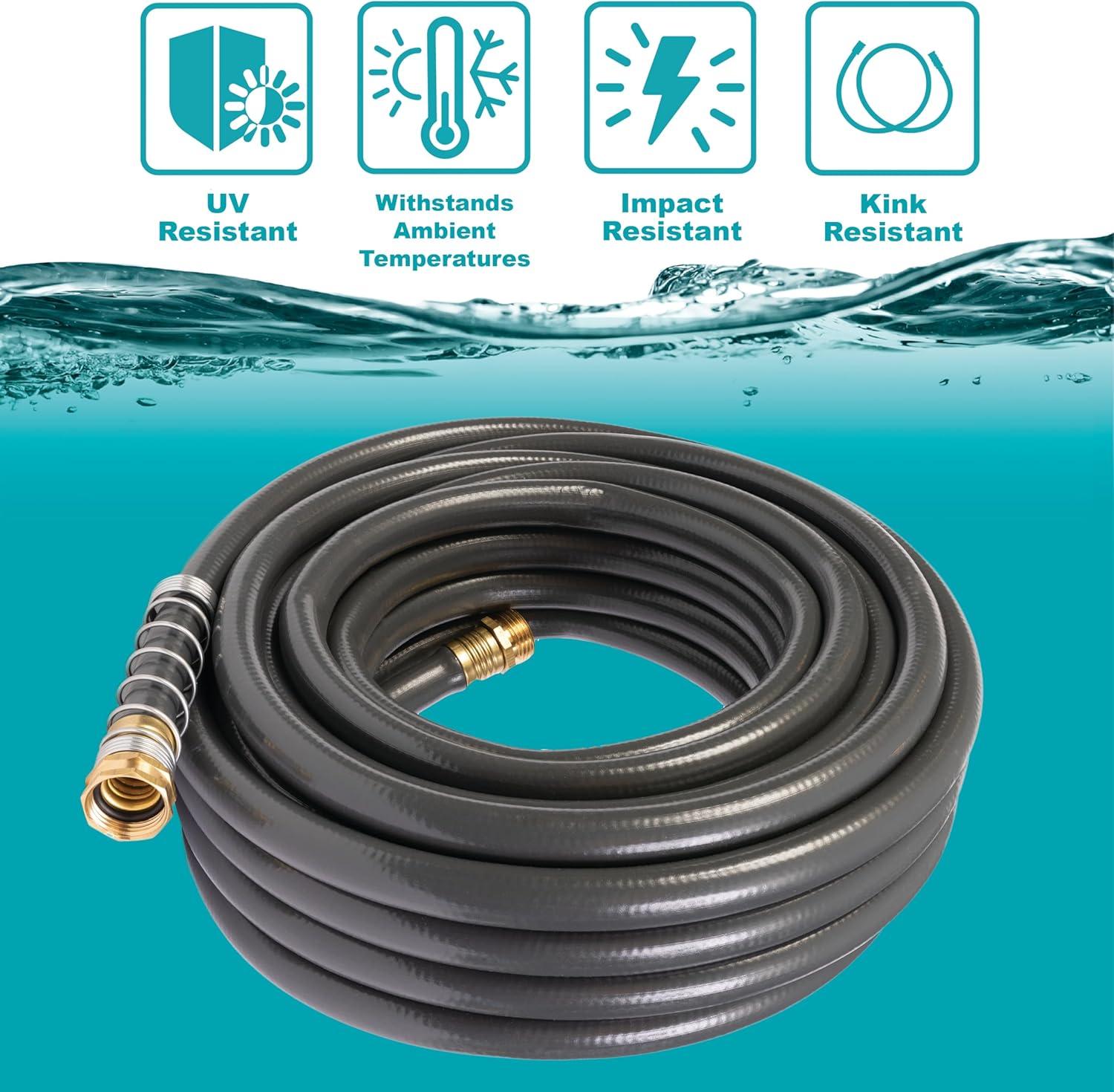 Gilmour 874501-1001 Flexogen Super Duty Garden Hose, 5/8" x 50'