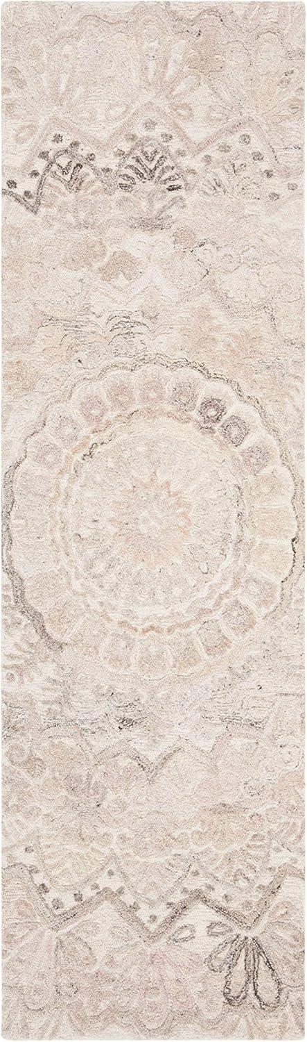 Marquee MRQ110 Hand Tufted Indoor Runner Rug - Beige/Ivory - 2'3"x8' - Safavieh